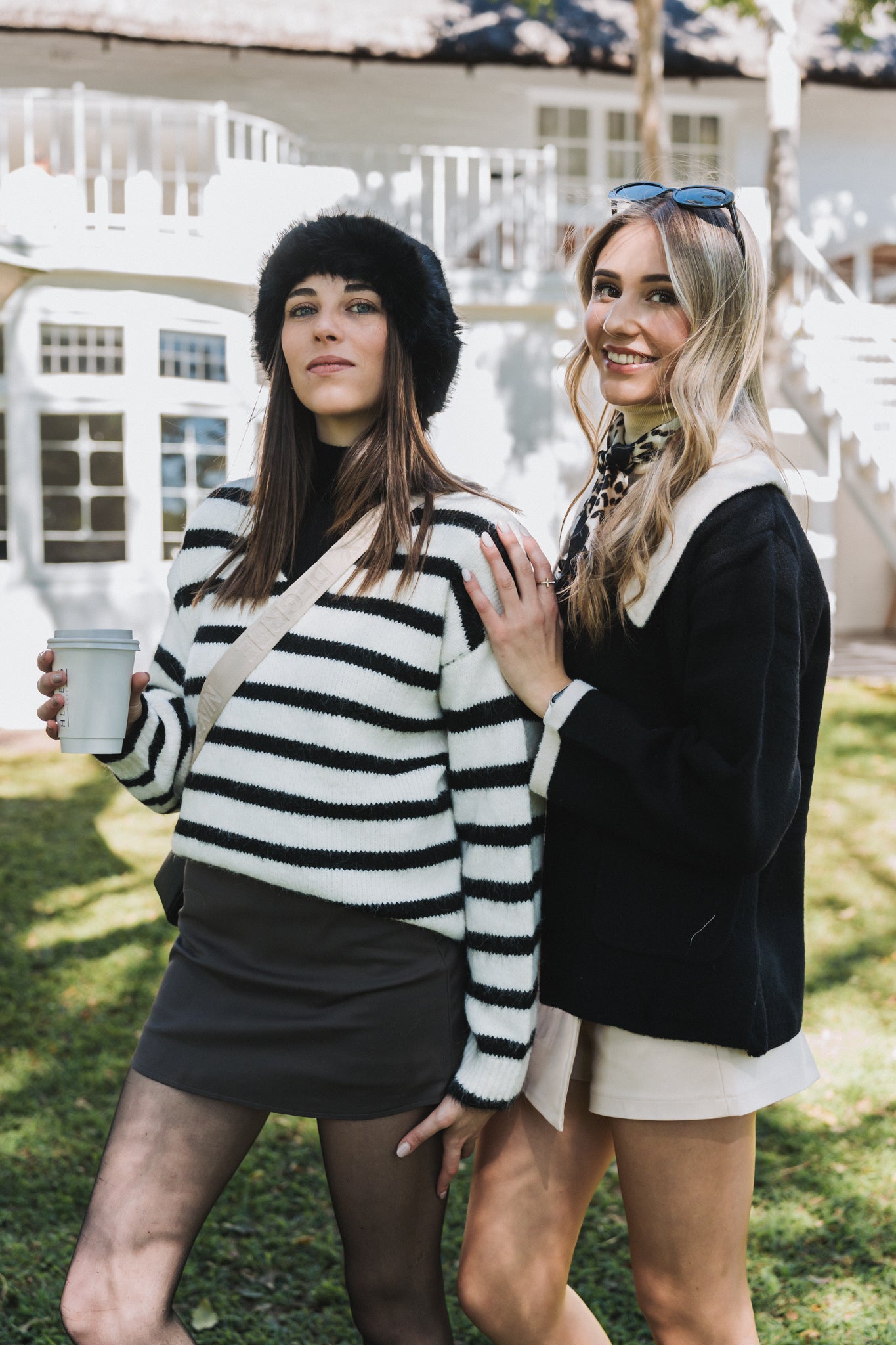Stripe Sweater Black | One Size / 32-36