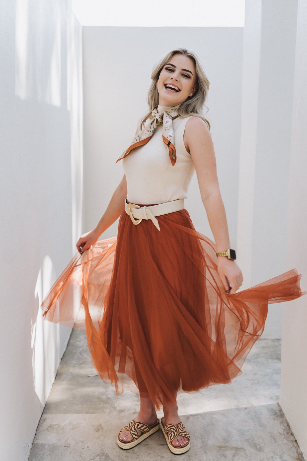 Ballerina Skirt Rust | One Size / Fits 30-36