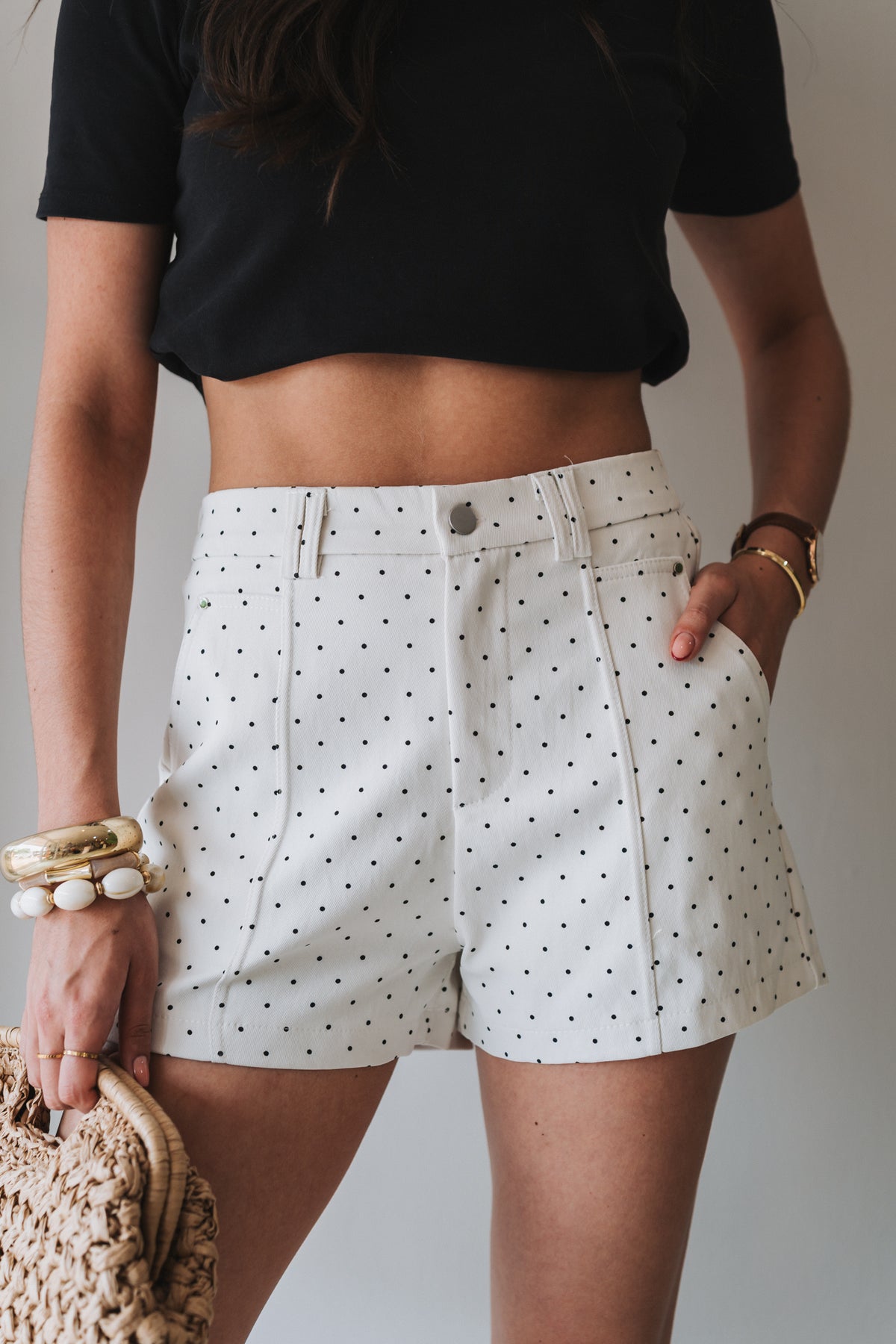 Polka Short White | One Size / Fits 30-34