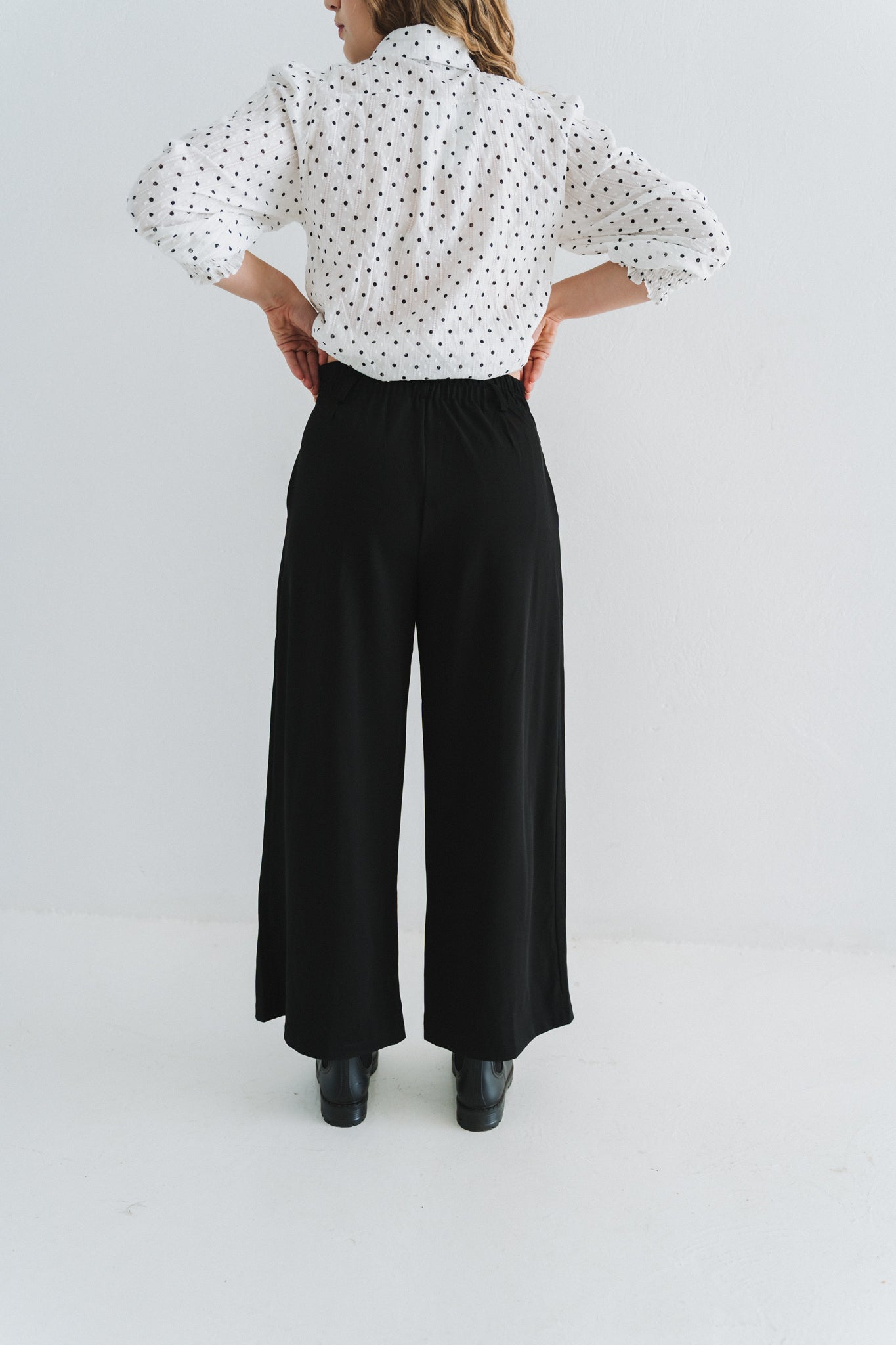 Palazzo Trouser Black | One Size / Fits 30-34