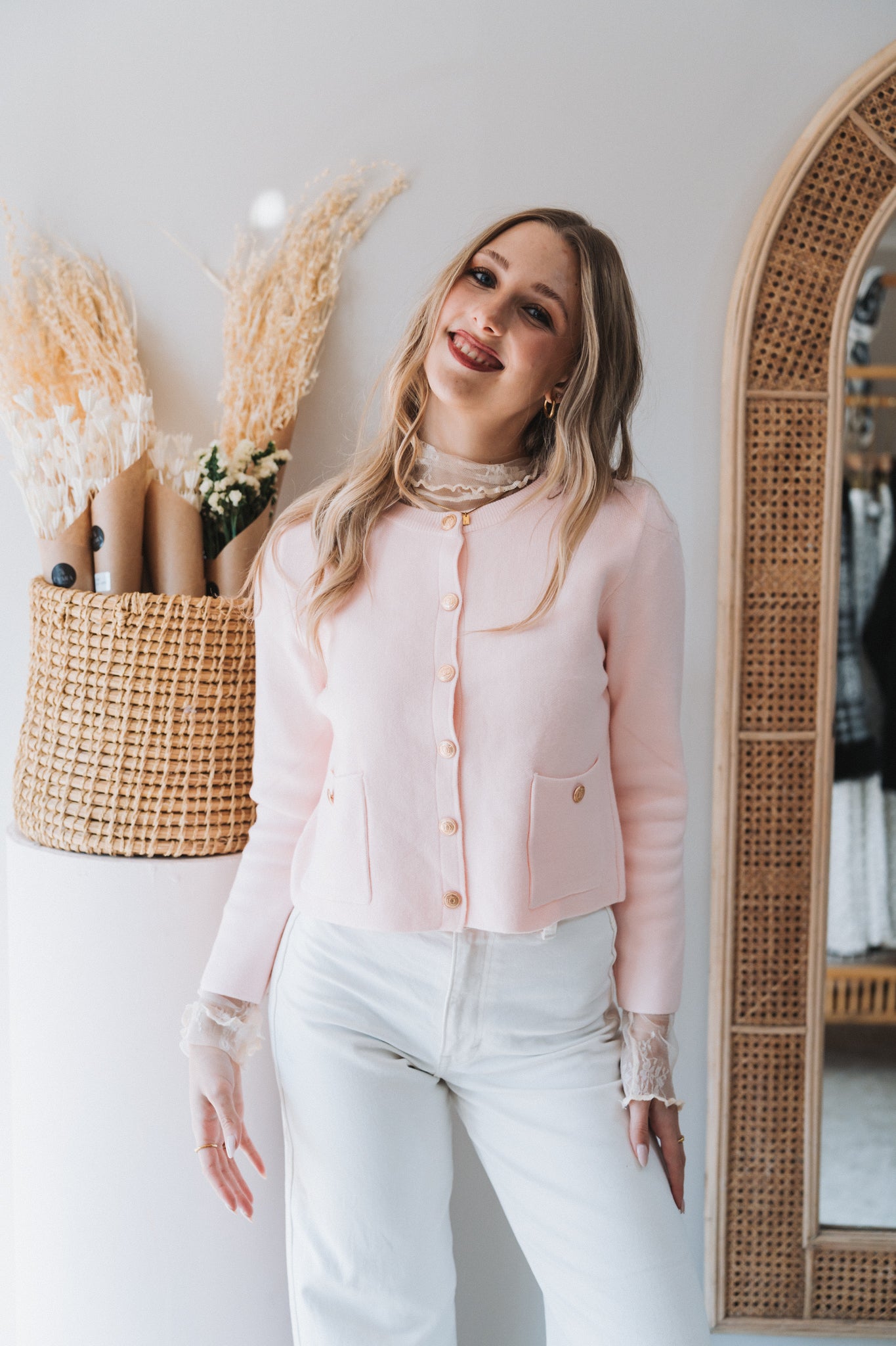 Pastel Cardigan Pink