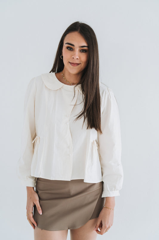 Candy Blouse Peach | One Size / Fits 30-34