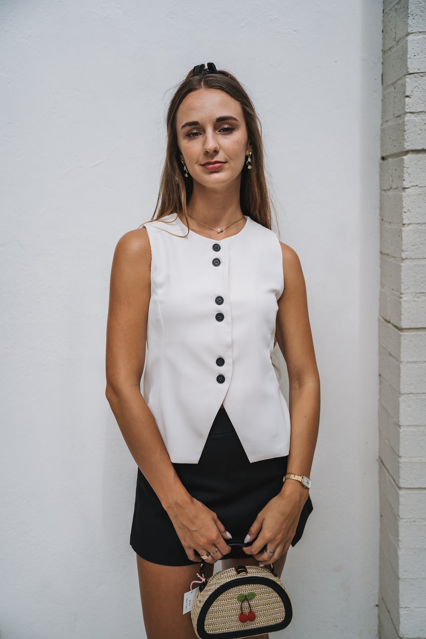 Ivy Waistcoat Off White