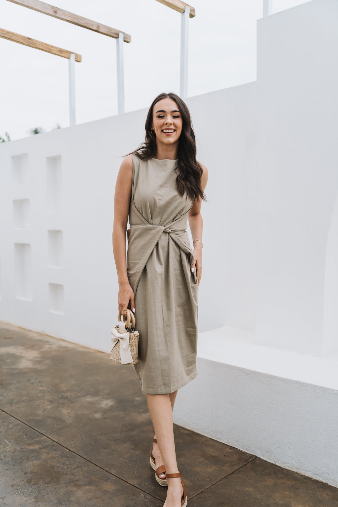 Beatrice Dress Khaki