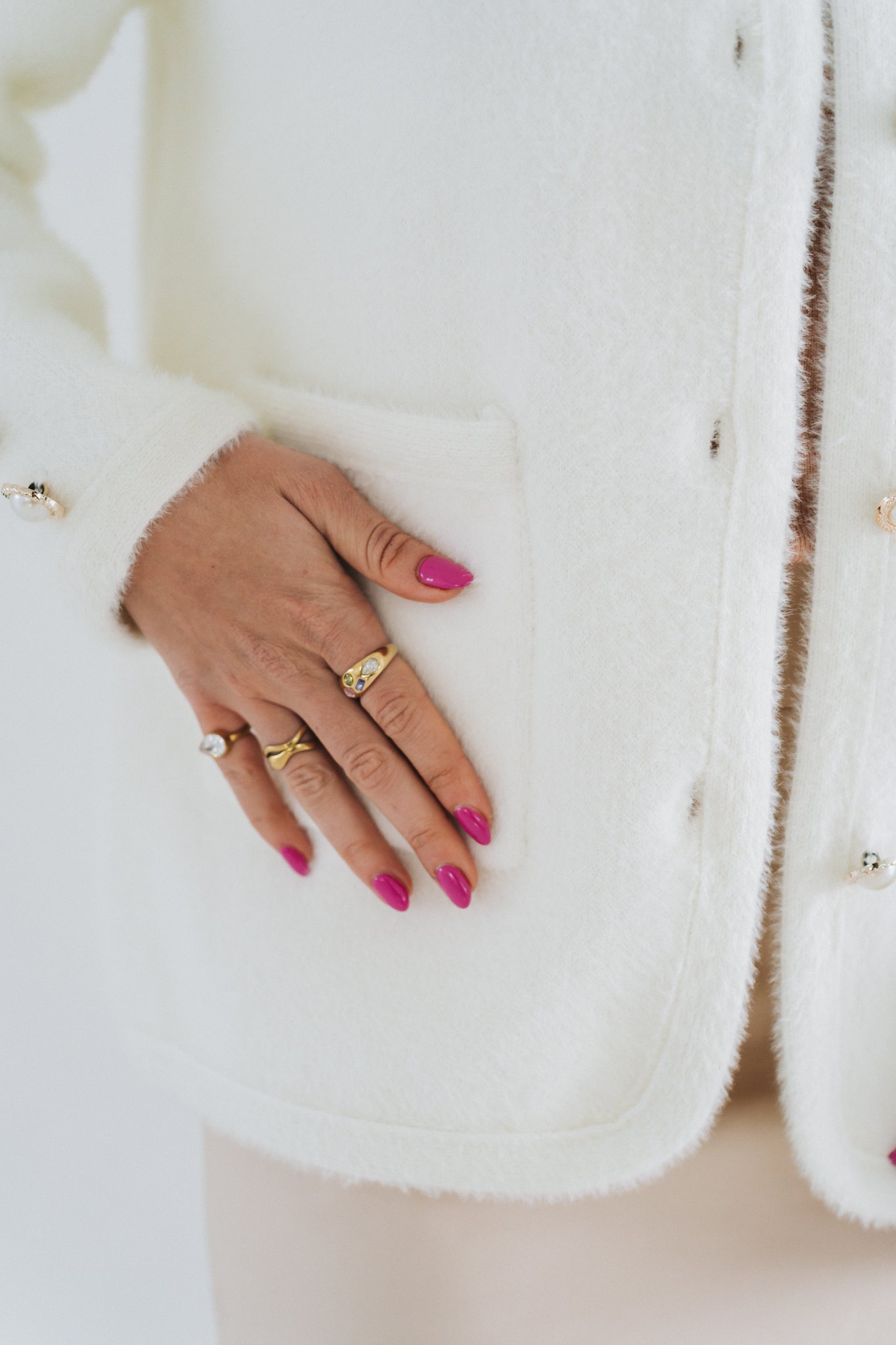 White Cardigan | One Size / Fits 30-36