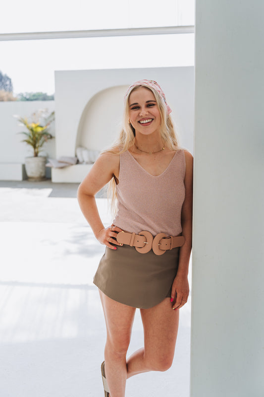 Glitsy Vest Pink