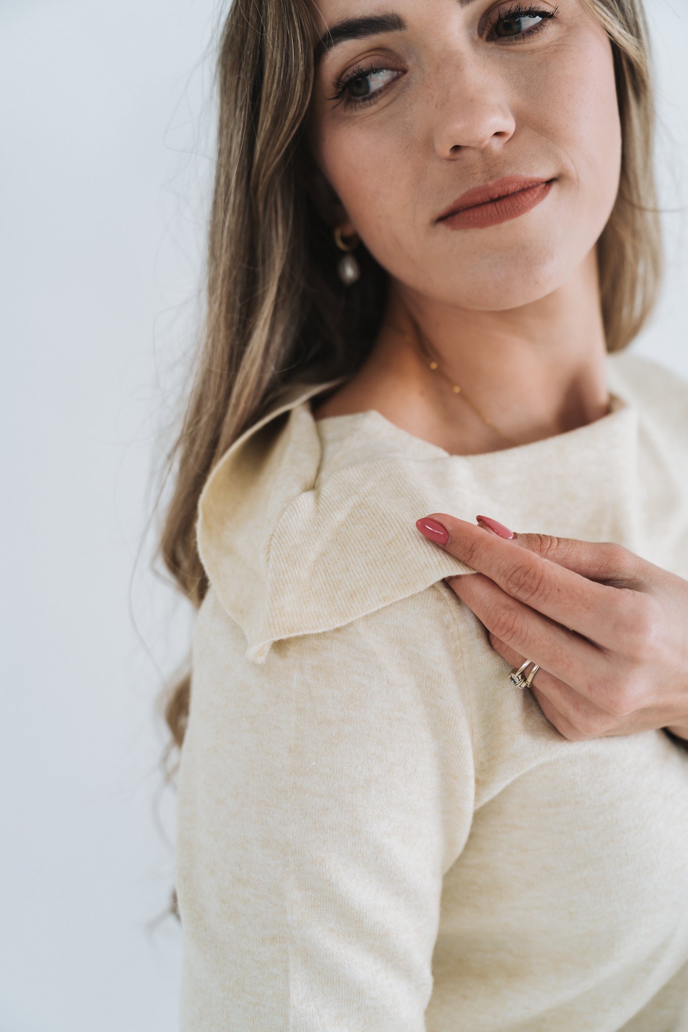 Statement Knit Cream