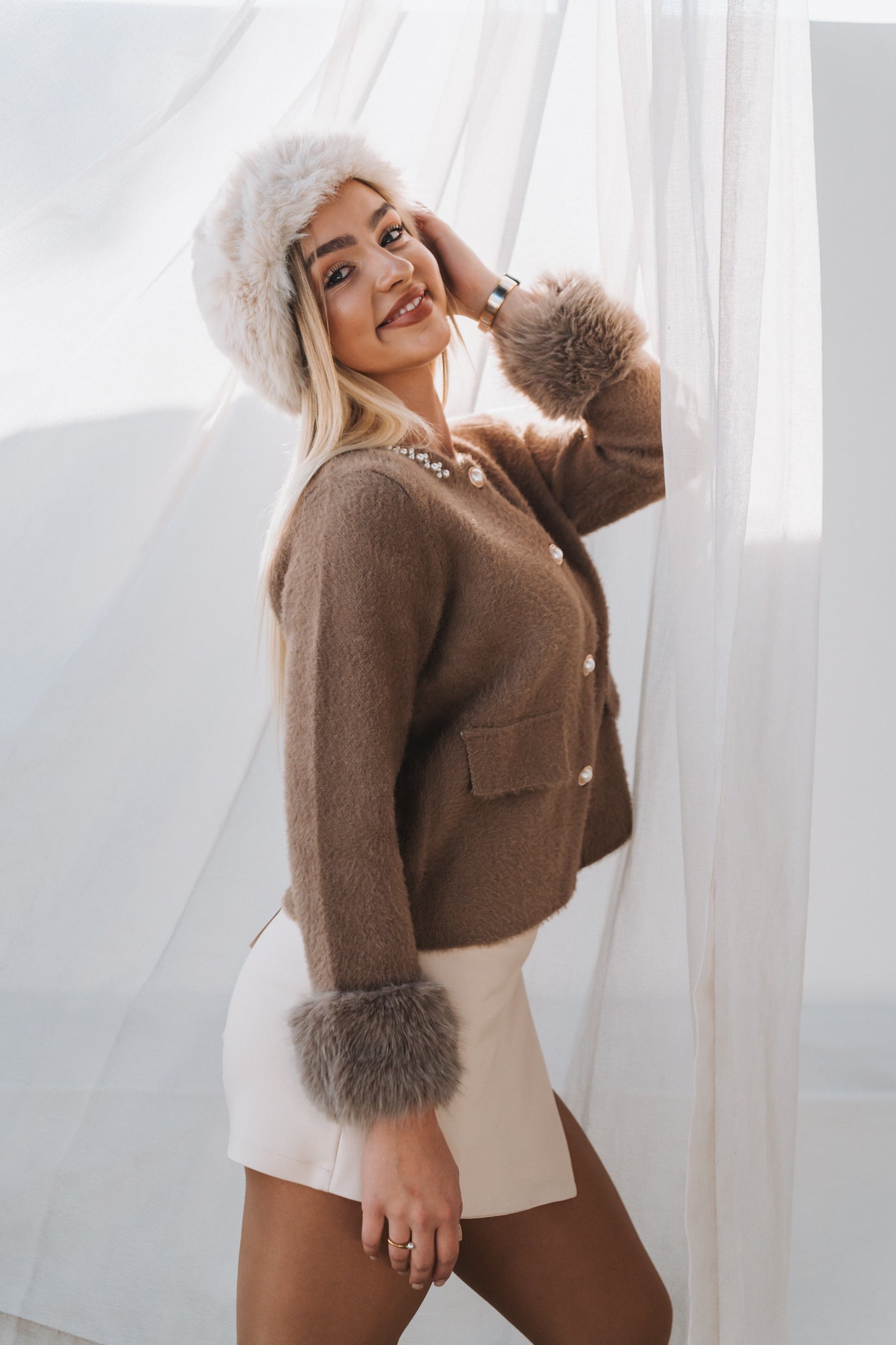 Lola Jacket Khaki | One Size / Fits 30-34