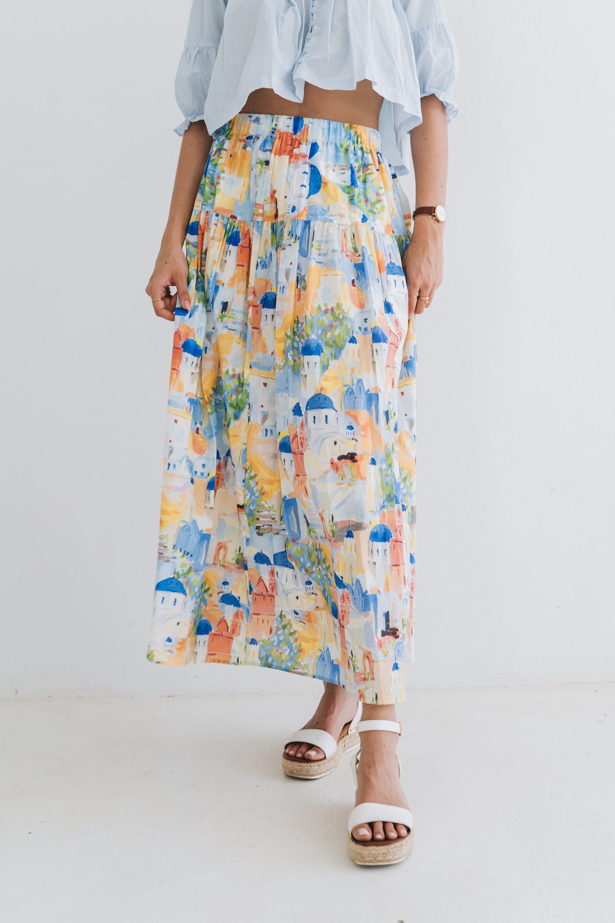 Greece Skirt Dark Blue | One Size / Fits 30-36