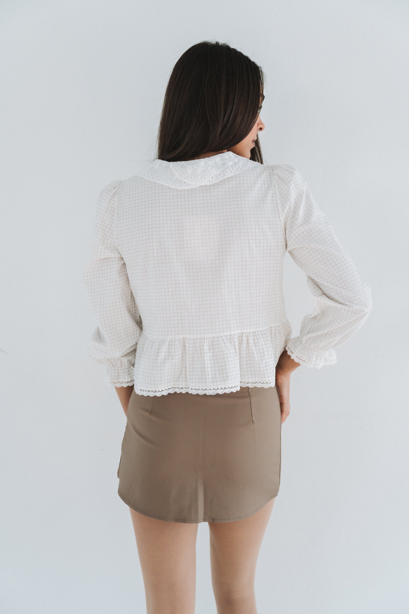 Della Blouse Cream | One Size / Fits 30-32