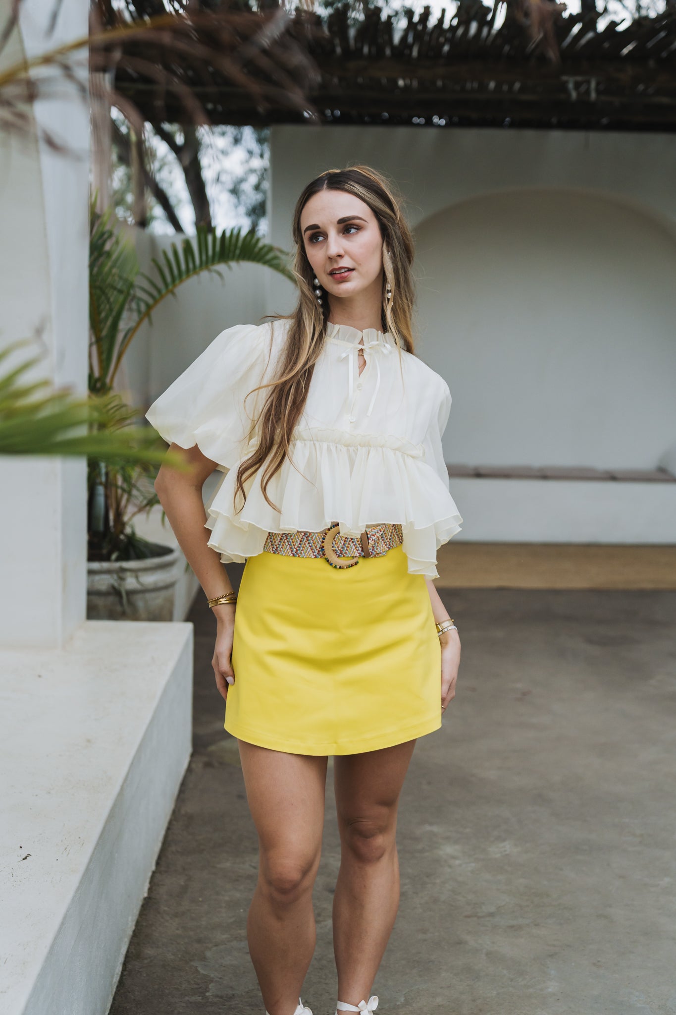 Stacy Skort Yellow