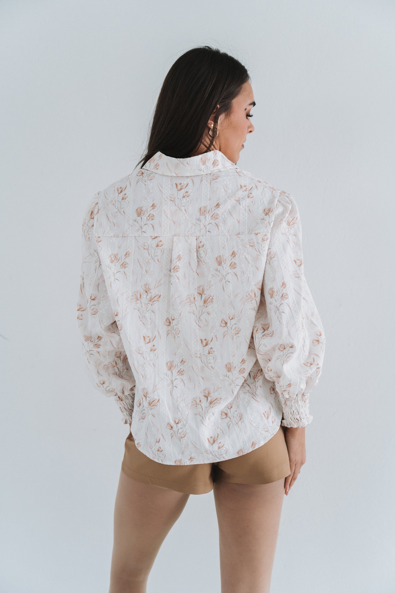 Rose Blouse Cream | One Size / Fits 30-36