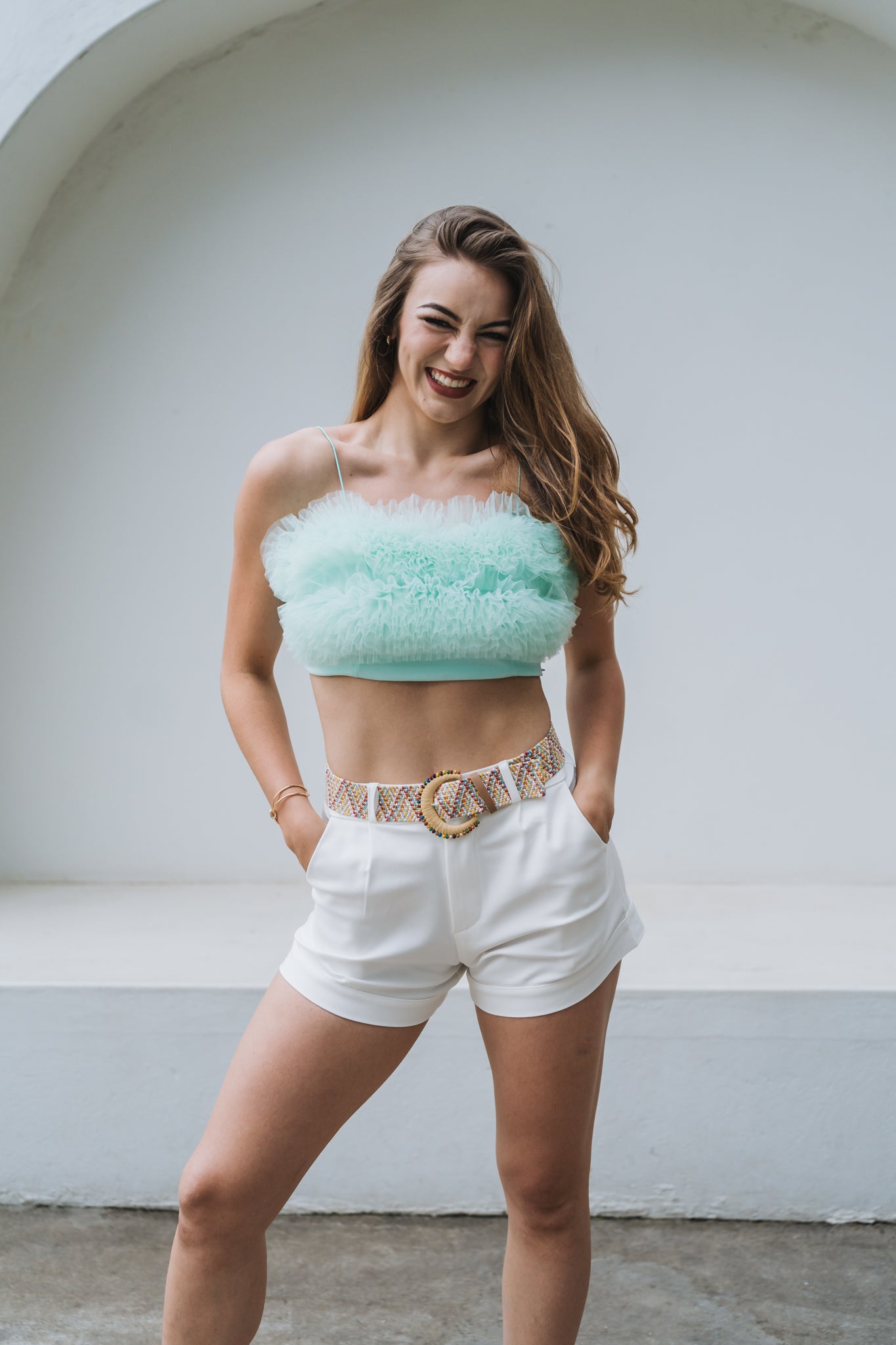 Minty Party Top