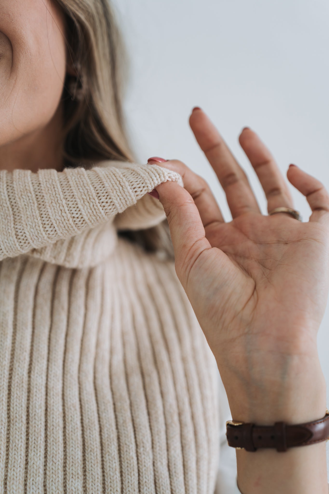 Pull Over Cream | Available in Sizes S, M, L