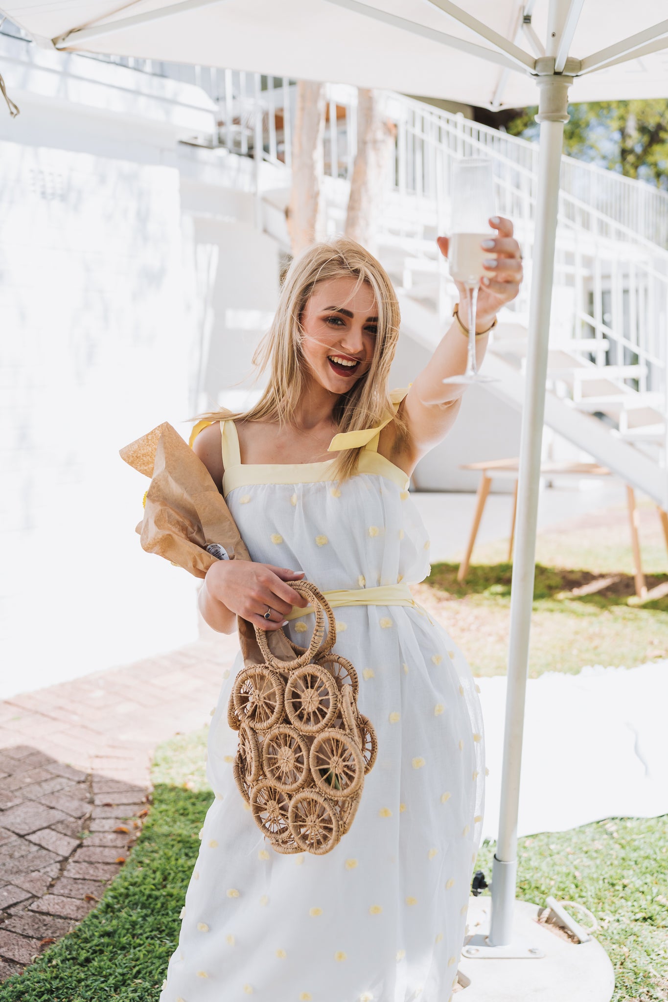 Pastel Puff Dress