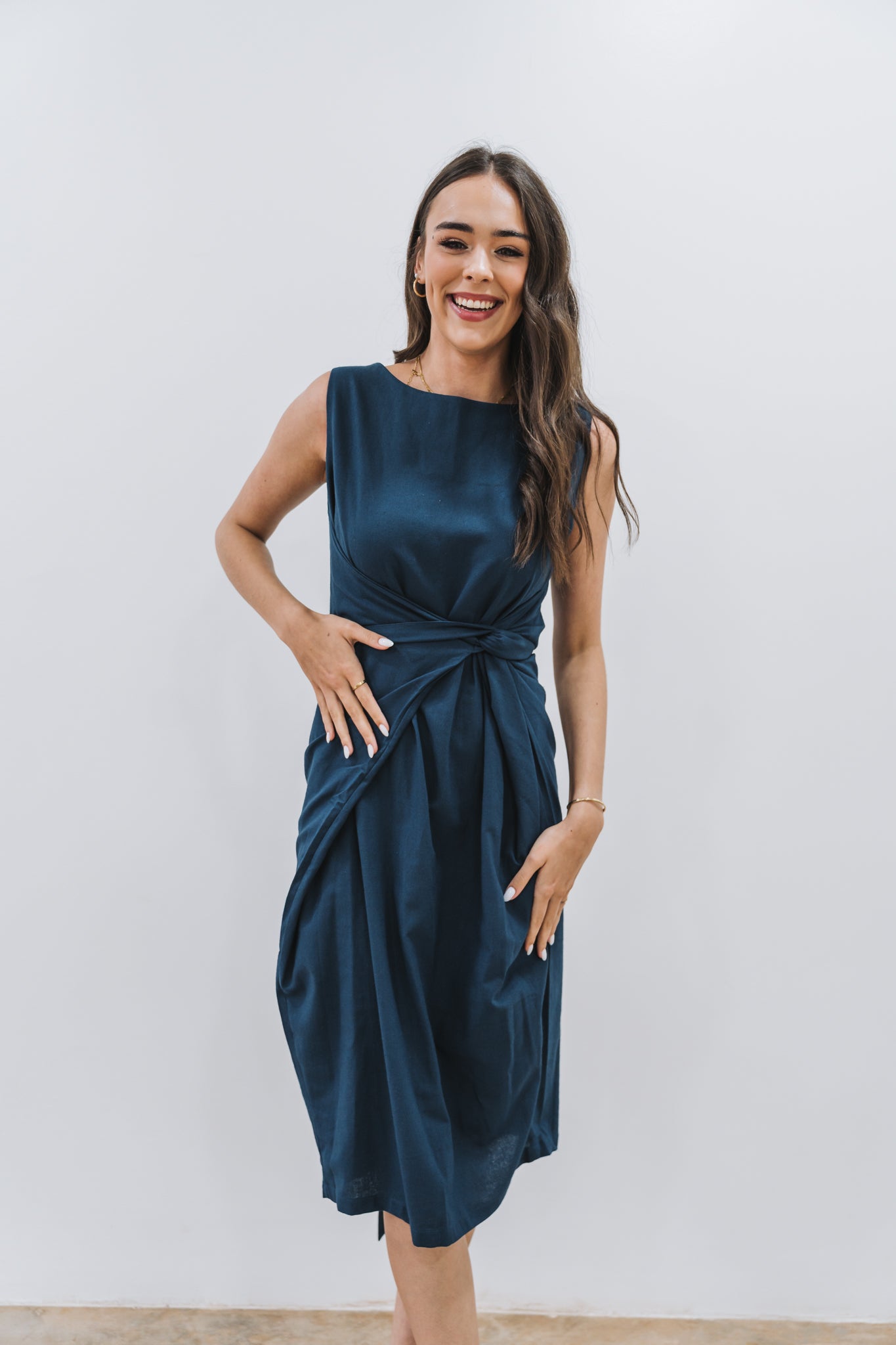 Beatrice Dress Blue