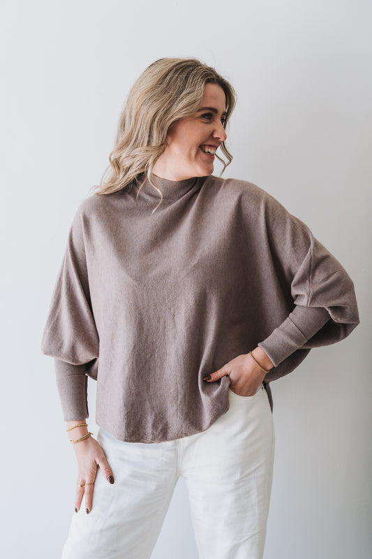 Batwing Jersey Stone