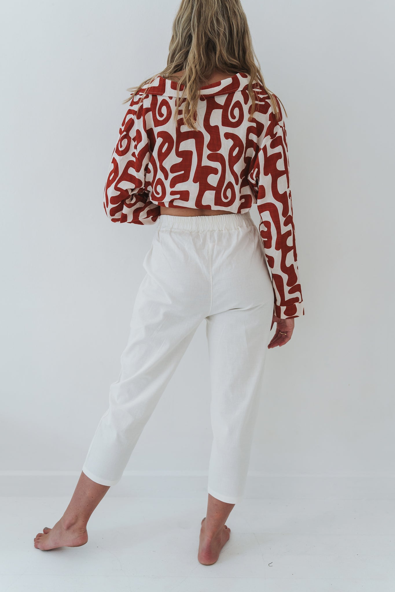 Suzan Trouser White