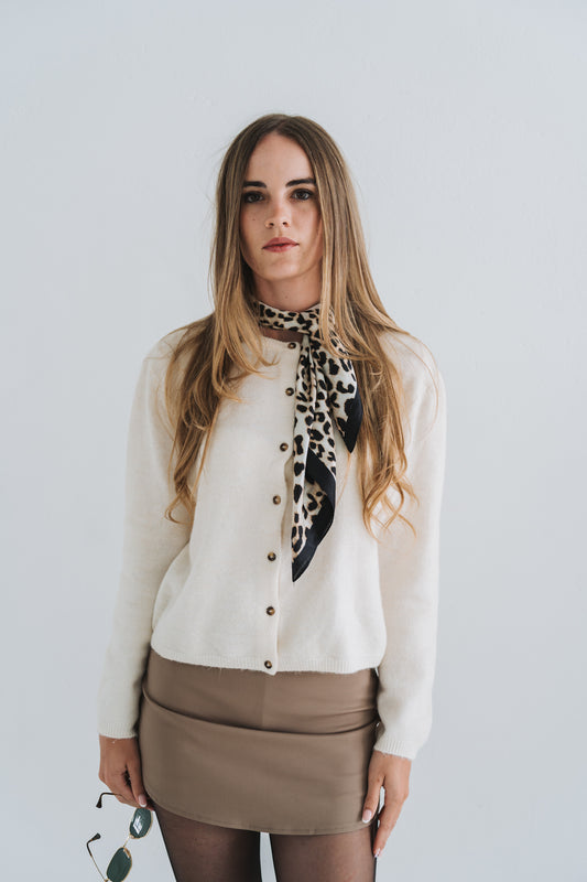 Cream Cardi | Available in Sizes S, M, L
