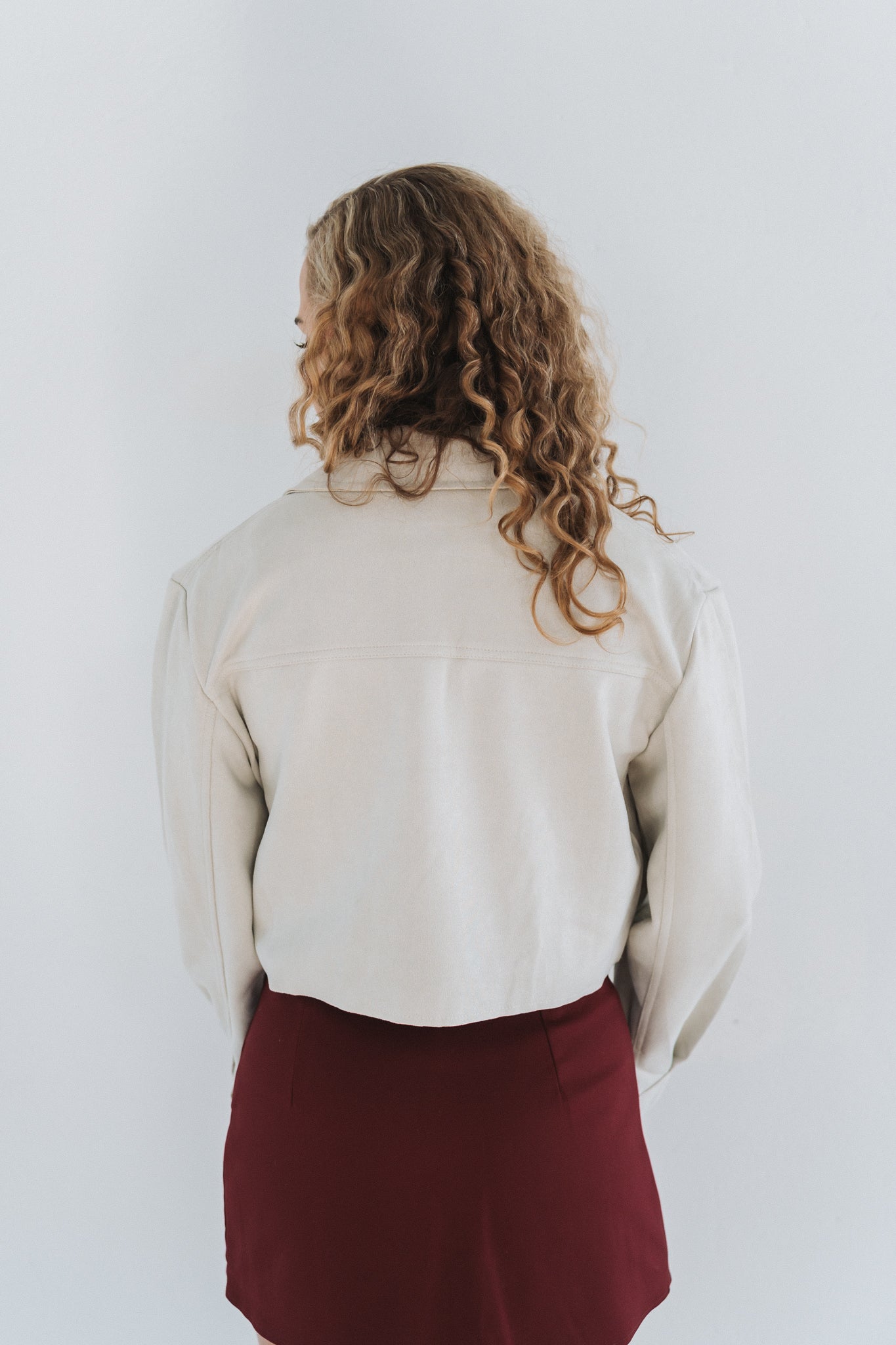 Tay Velvet Jacket Cream | One Size / Fits 30-34