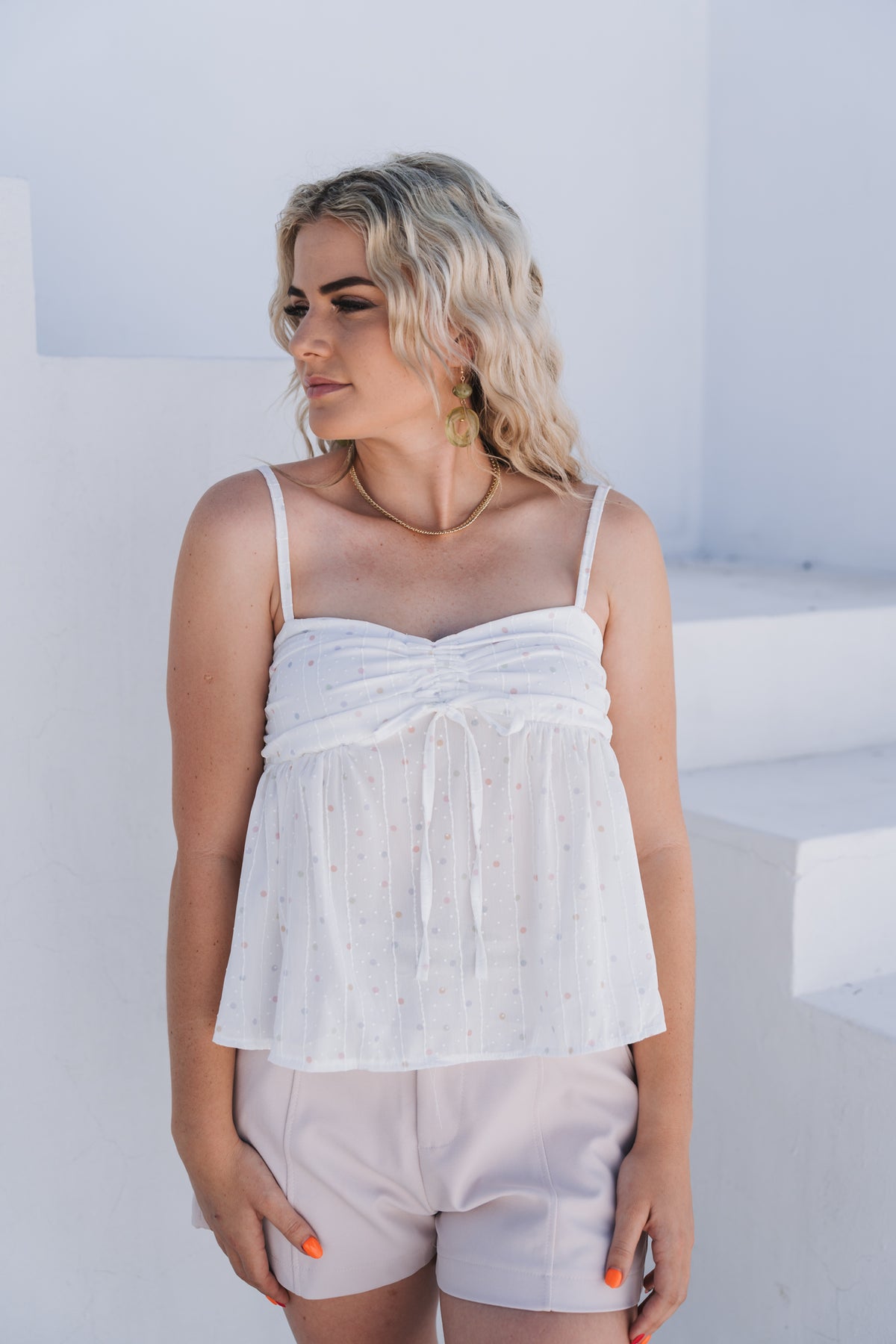 Juno Top Light Dots | One Size / Fits 30-32