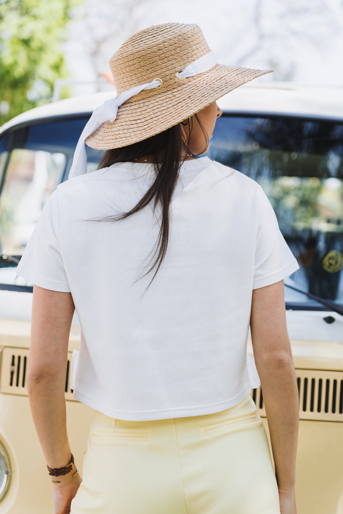 Pearly Tee White| One Size/ Fits 30-34