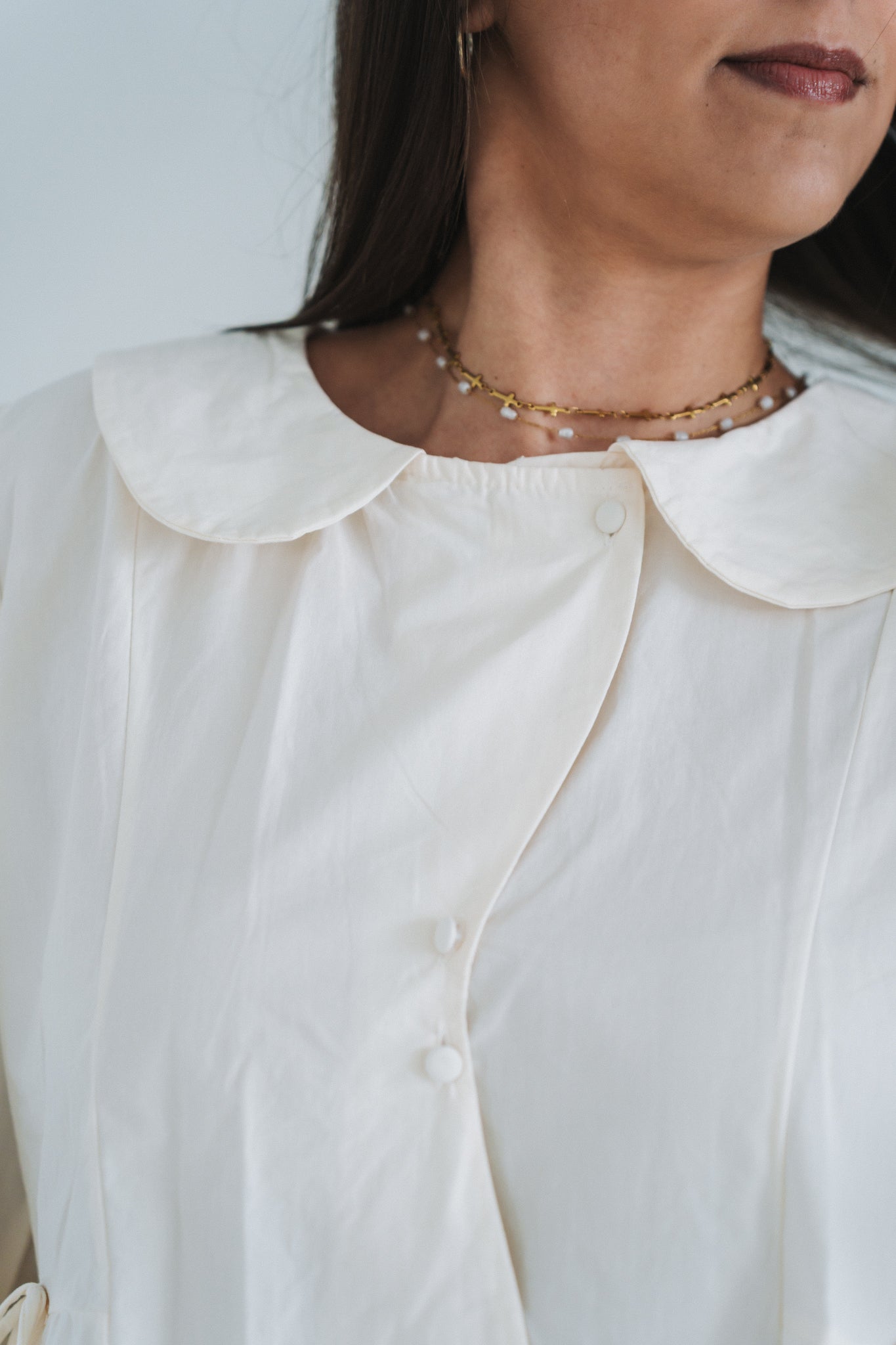 Candy Blouse Peach | One Size / Fits 30-34