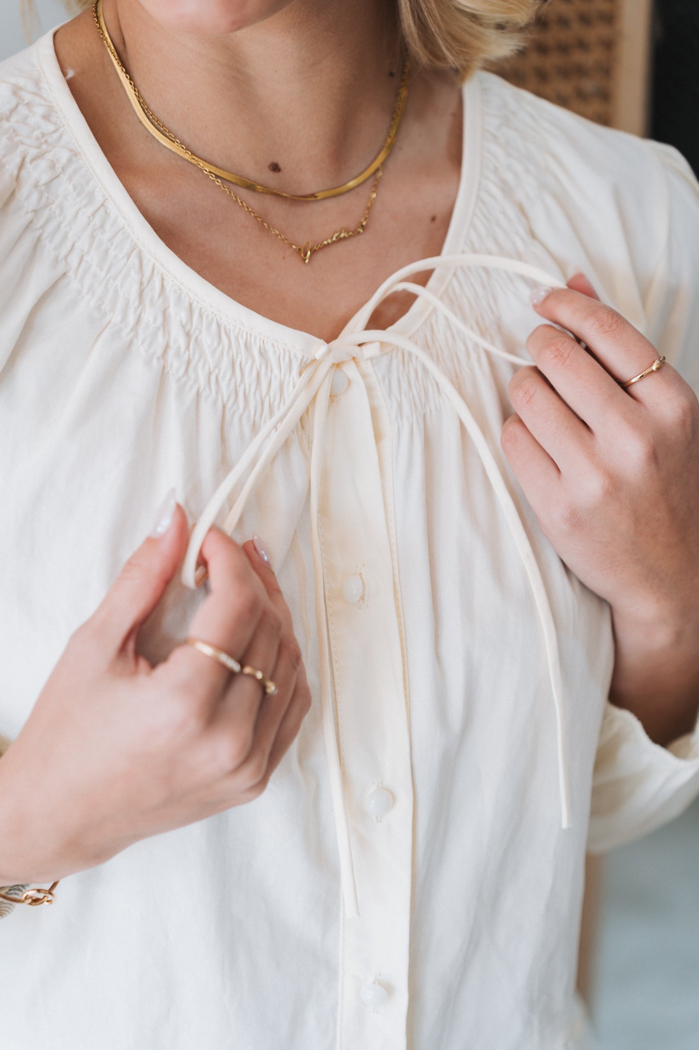 Bella Blouse Cream