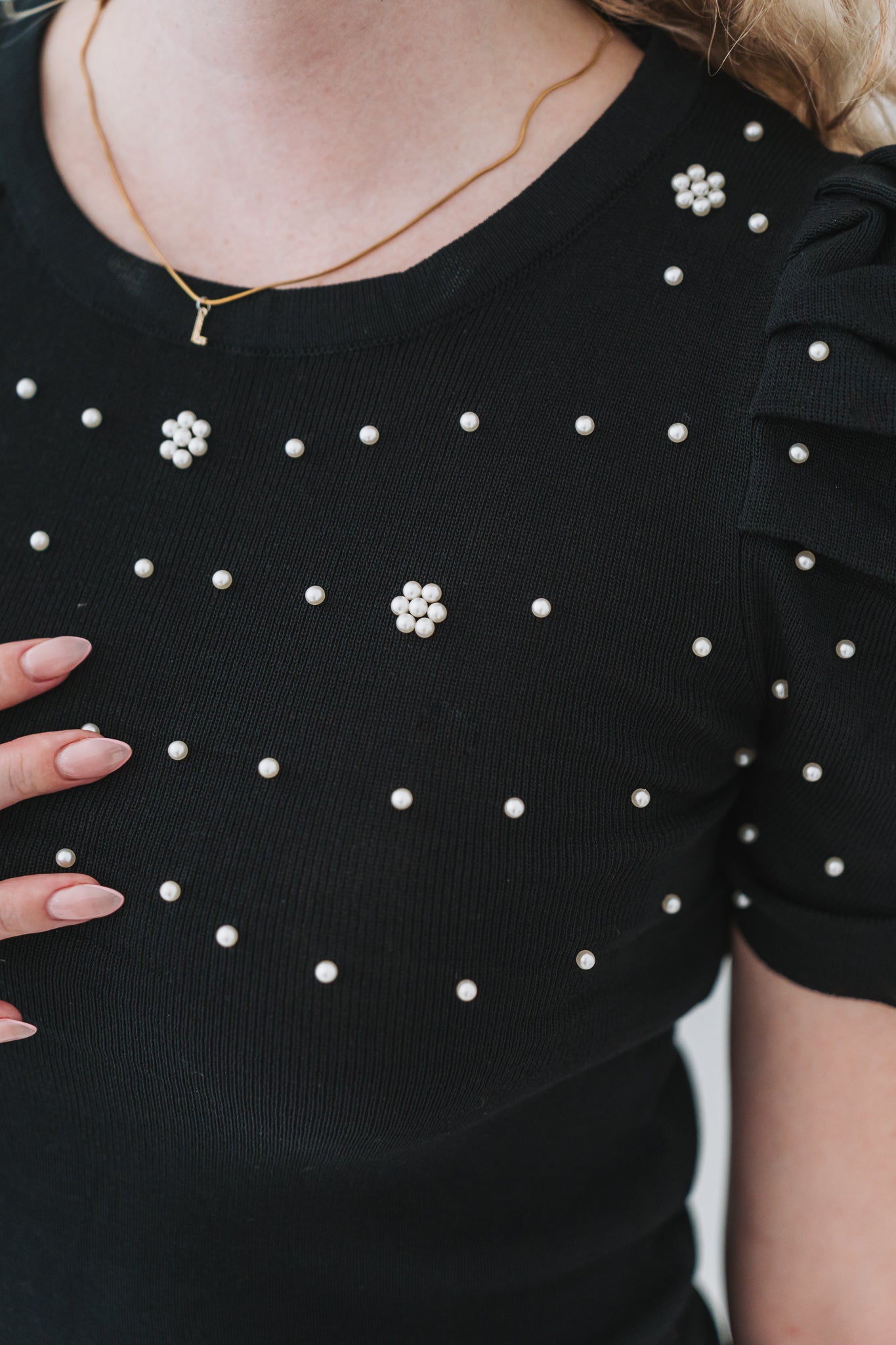 Pearly Tee Black