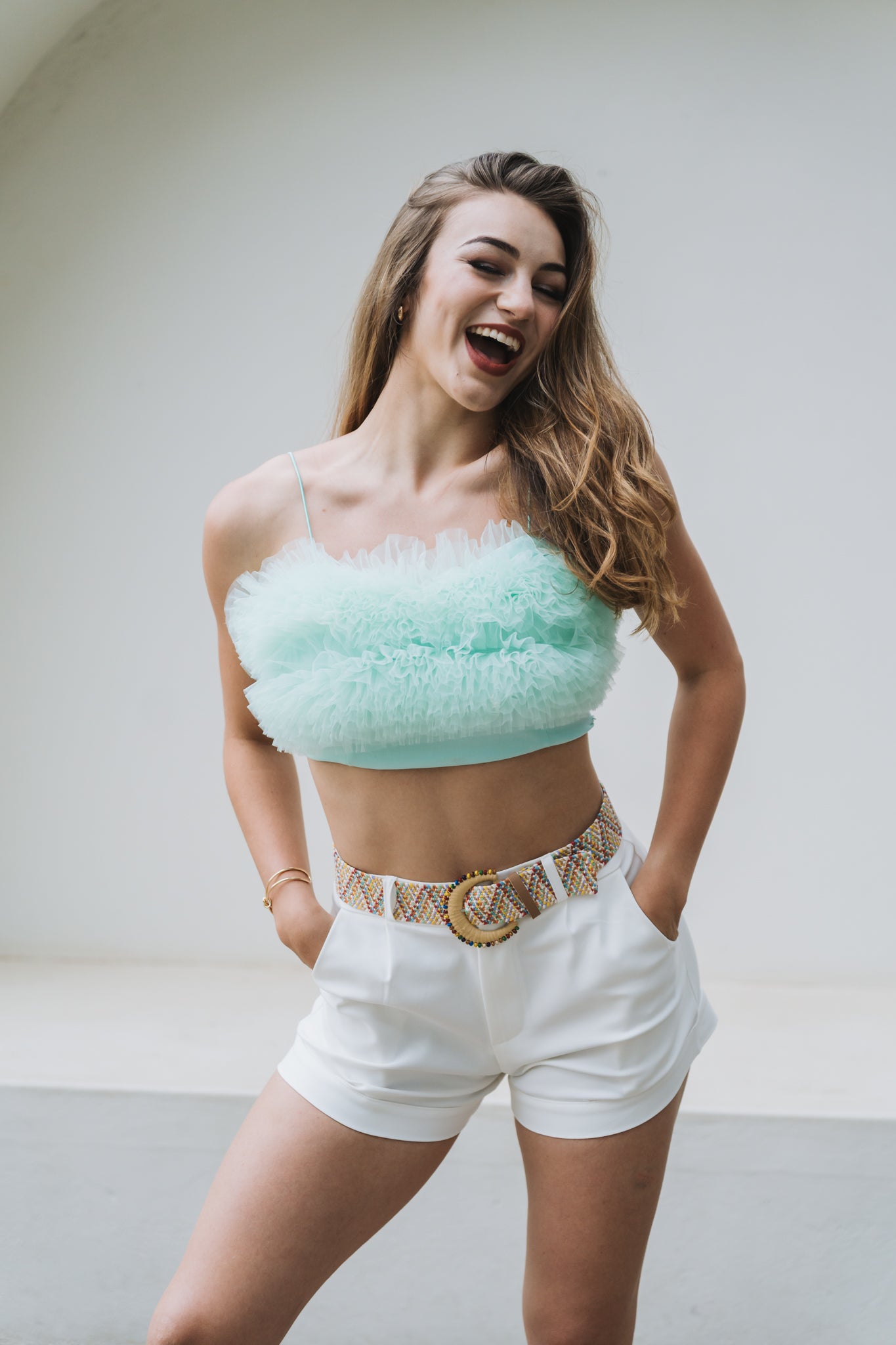 Minty Party Top