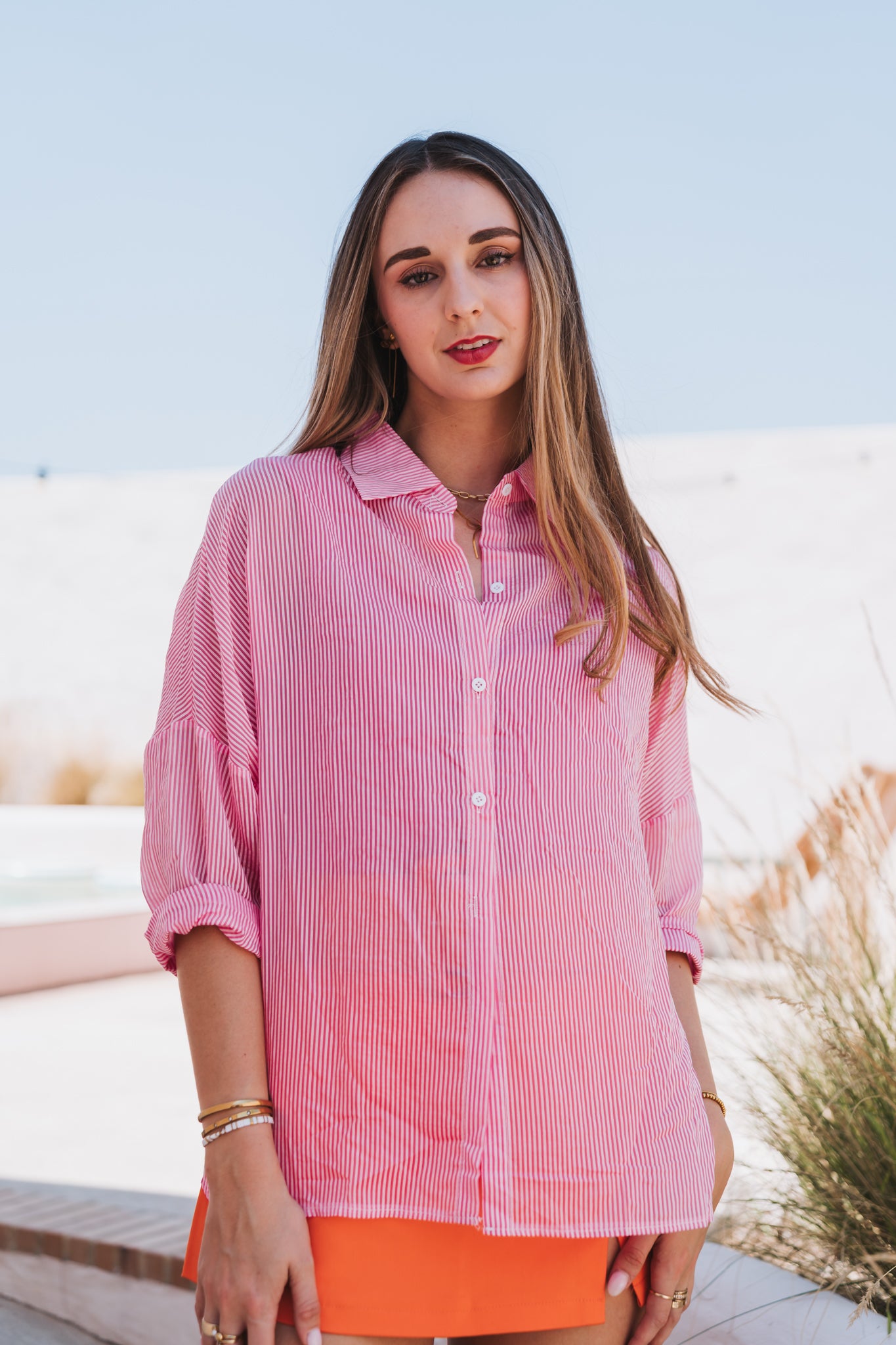 Santorini Blouse Pink