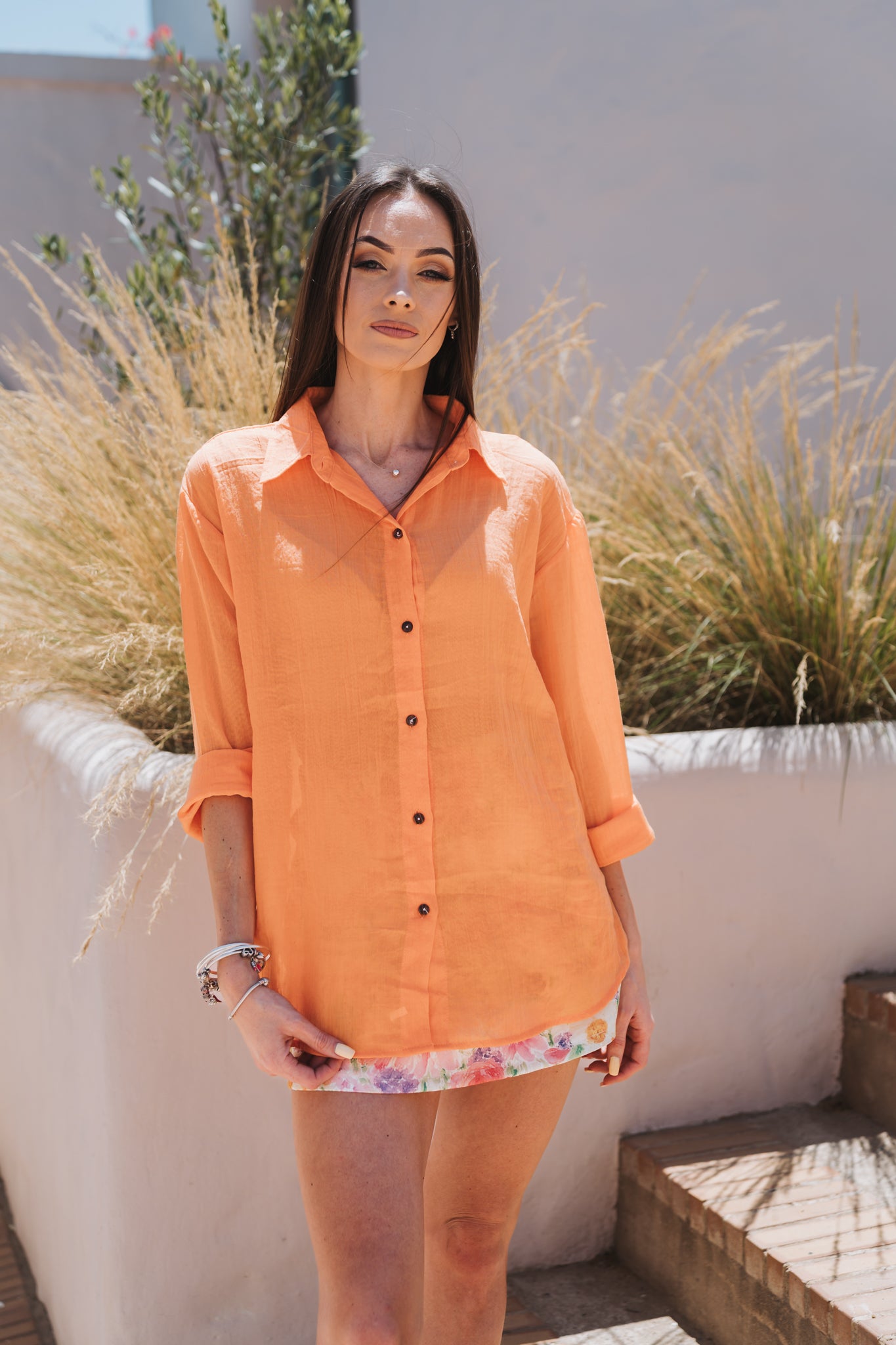 Beach Blouse Orange