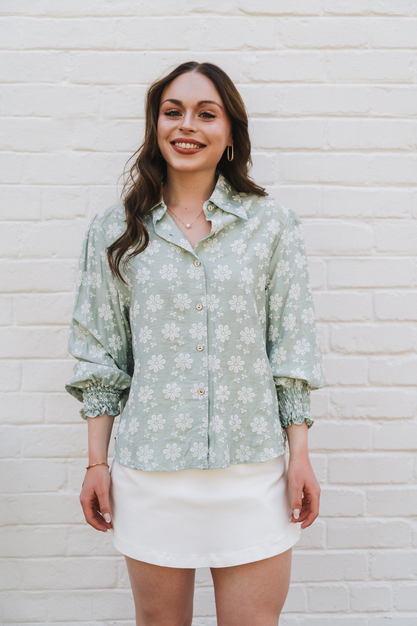 Sage Blouse | One Size / Fits 30-34