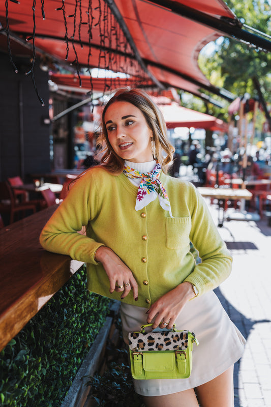 Basic Cardi Lime