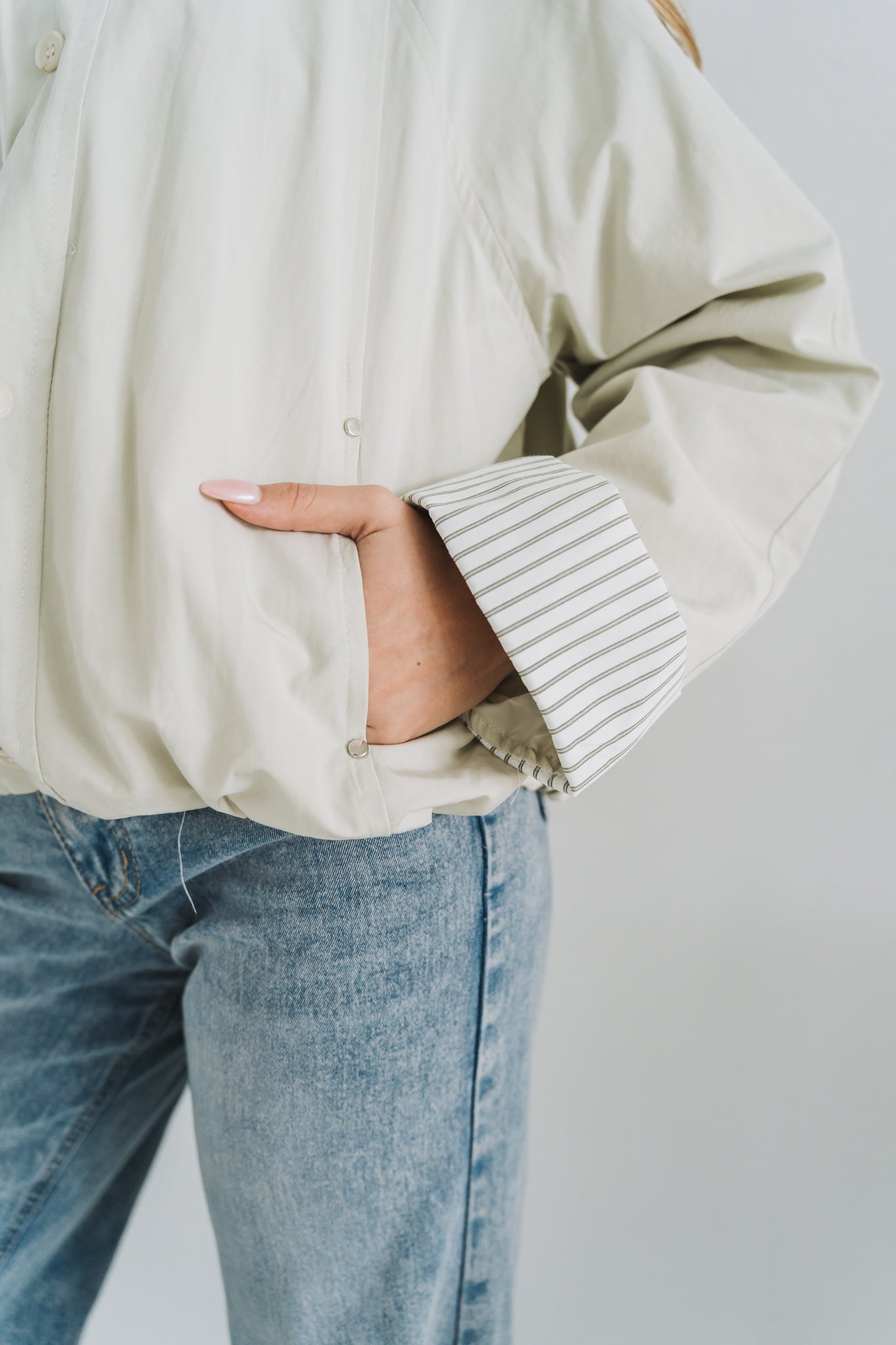 Pastel Collar Jacket Mint | One Size / Fits 30-36