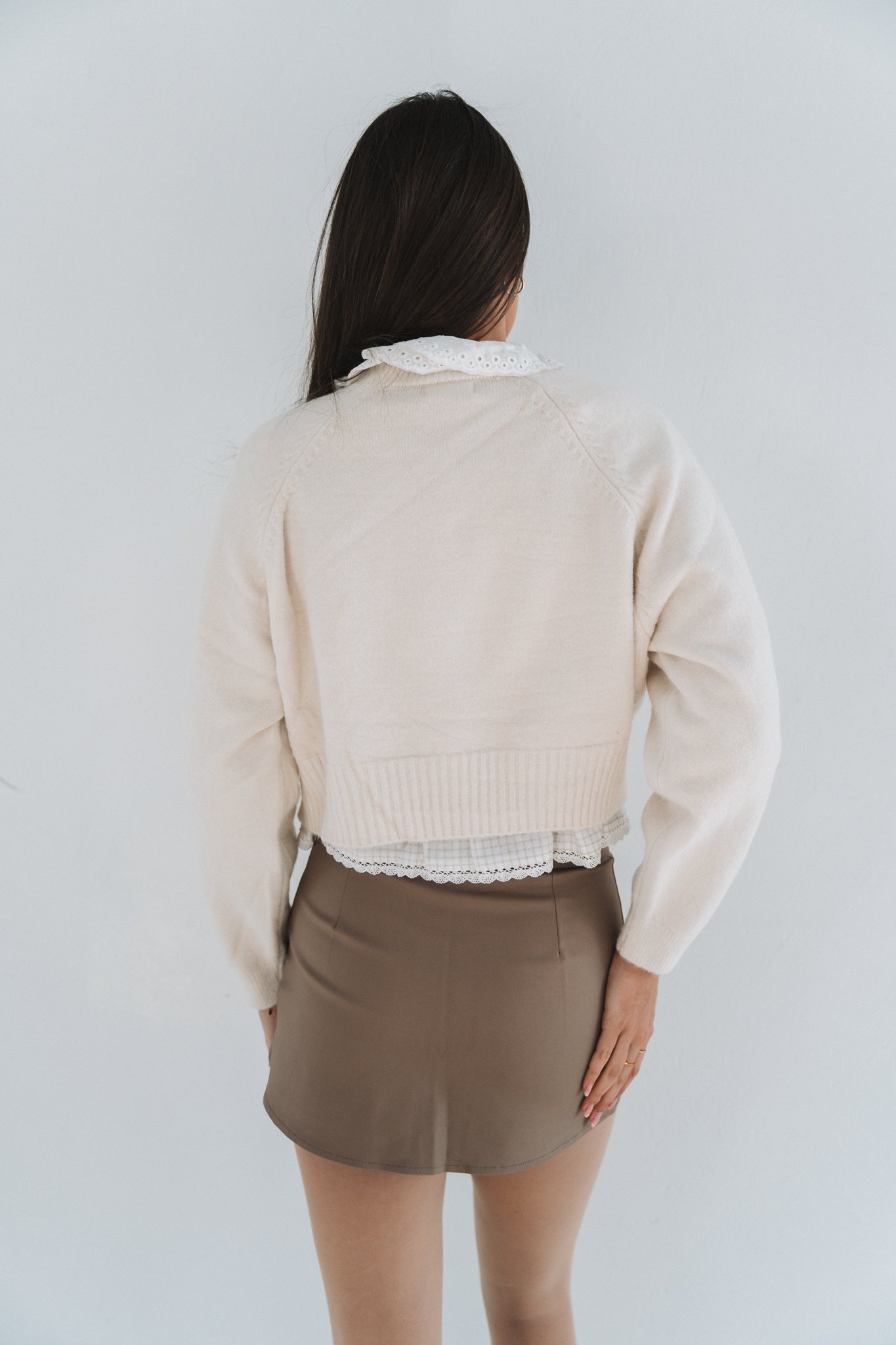 Cropped Jersey Cream | One Size / Fits 30-34
