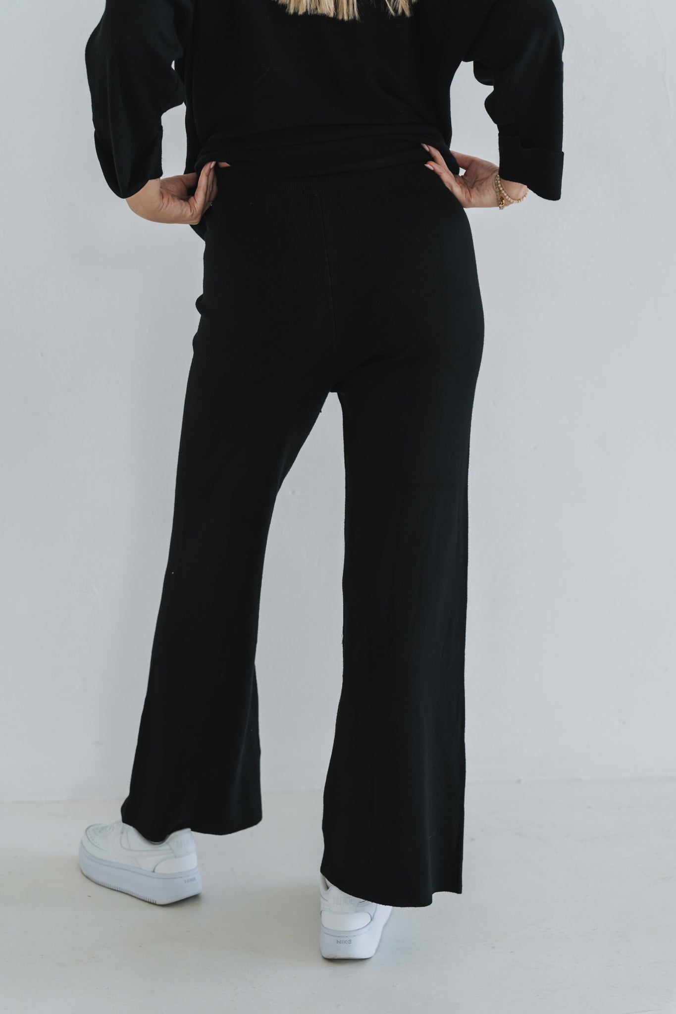Button Set Trouser Black