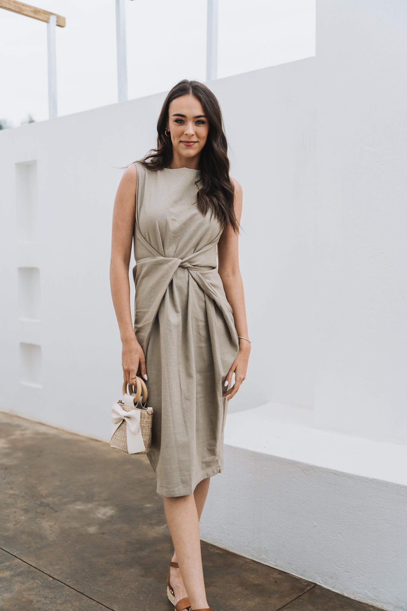 Beatrice Dress Khaki