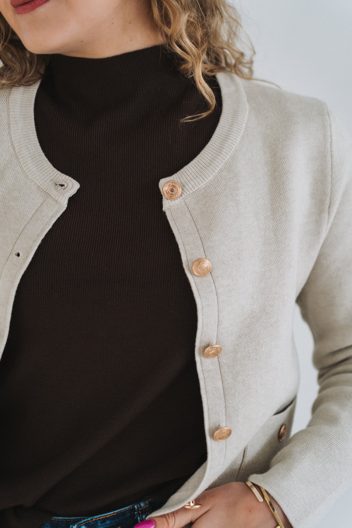 Pastel Cardigan Stone | One Size / 30-32