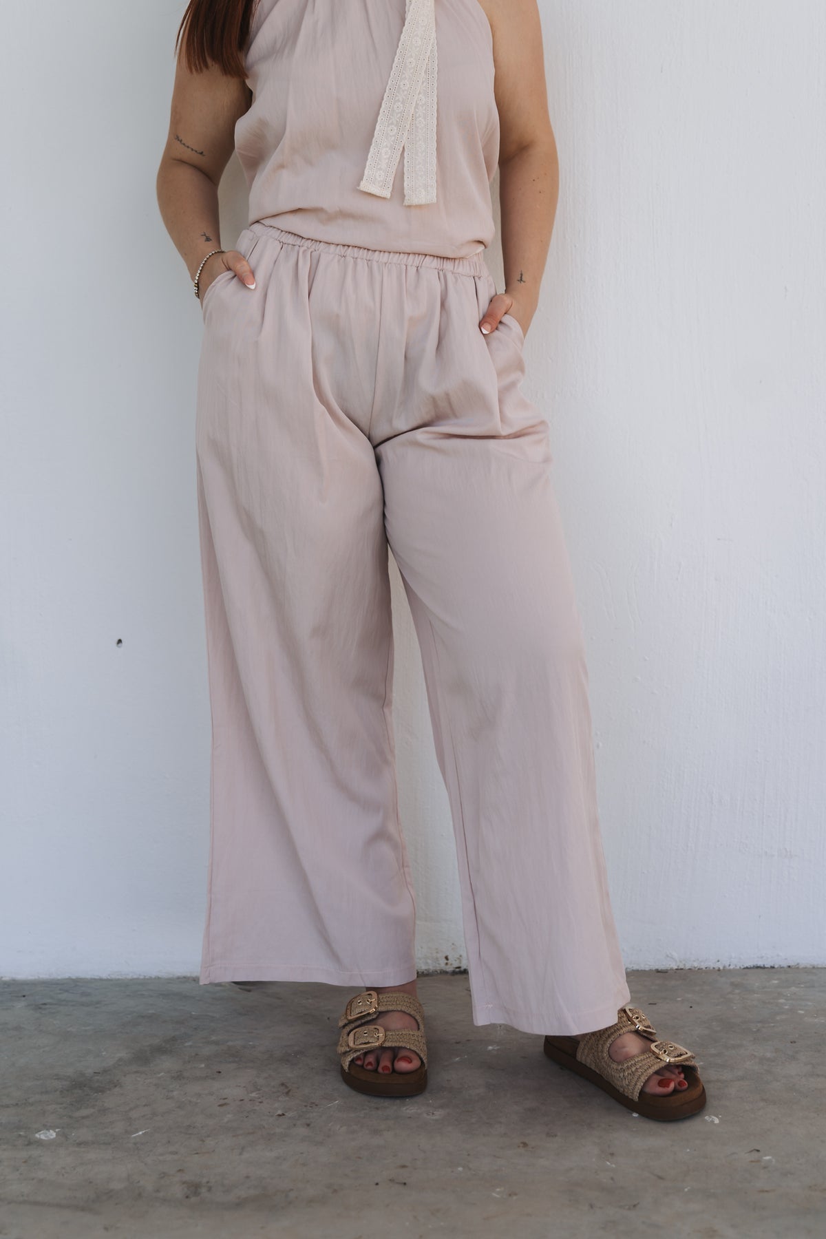 Lacey Set Trouser Pink | One Size / Fits 30-34