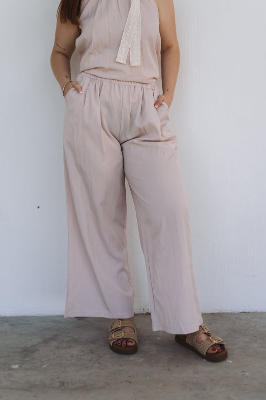 Lacey Set Trouser Pink | One Size / Fits 30-34