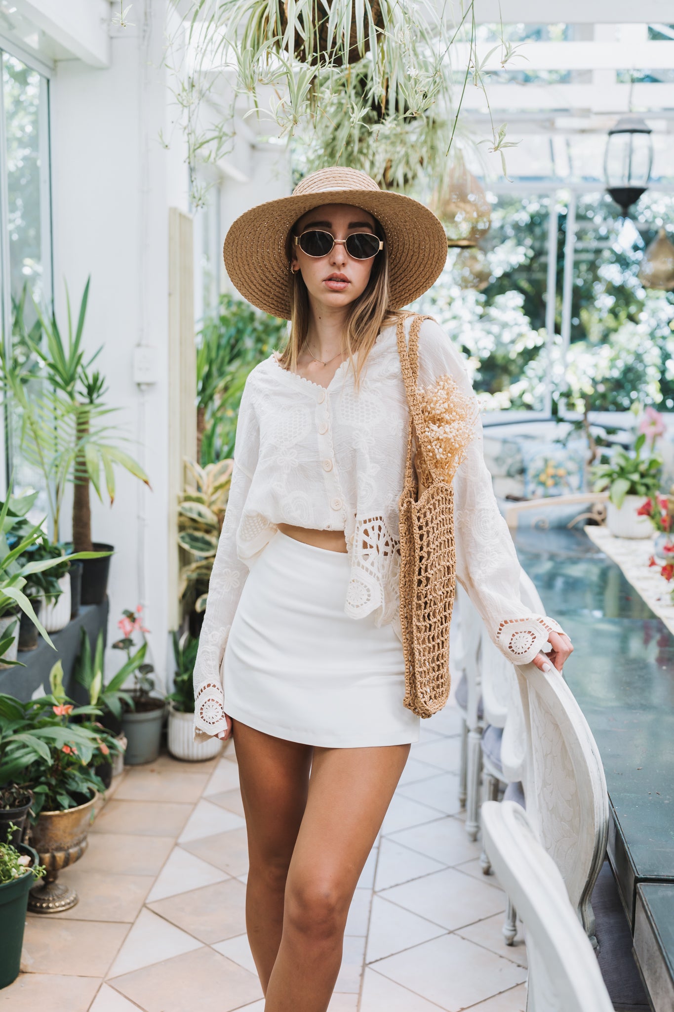 Greteli Blouse Cream