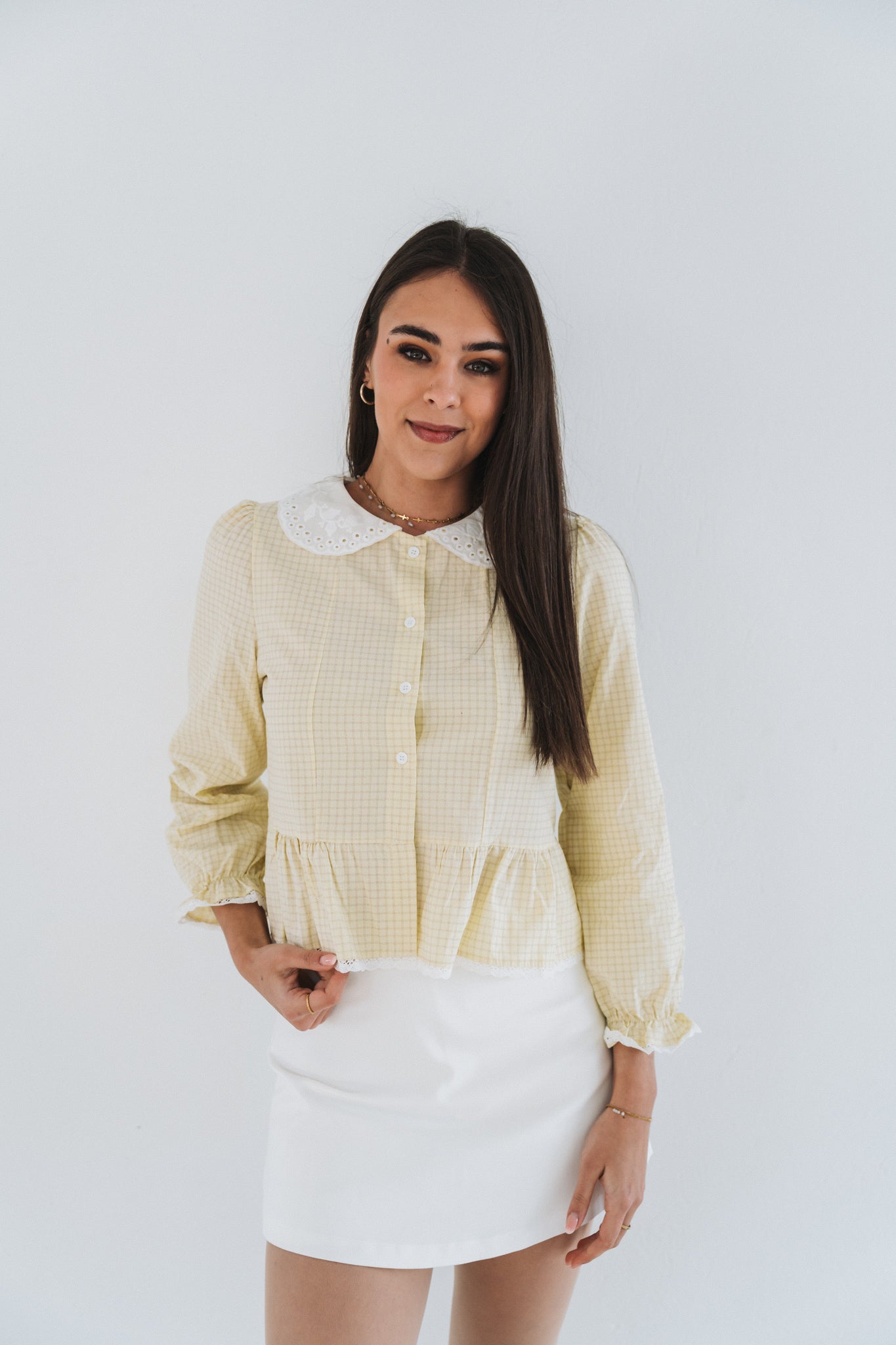 Della Blouse Yellow | One Size / Fits 30-32