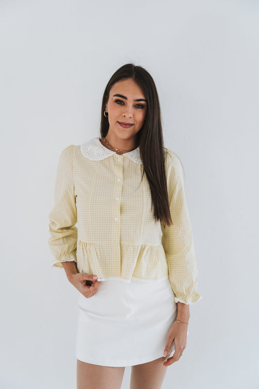 Della Blouse Yellow | One Size / Fits 30-32