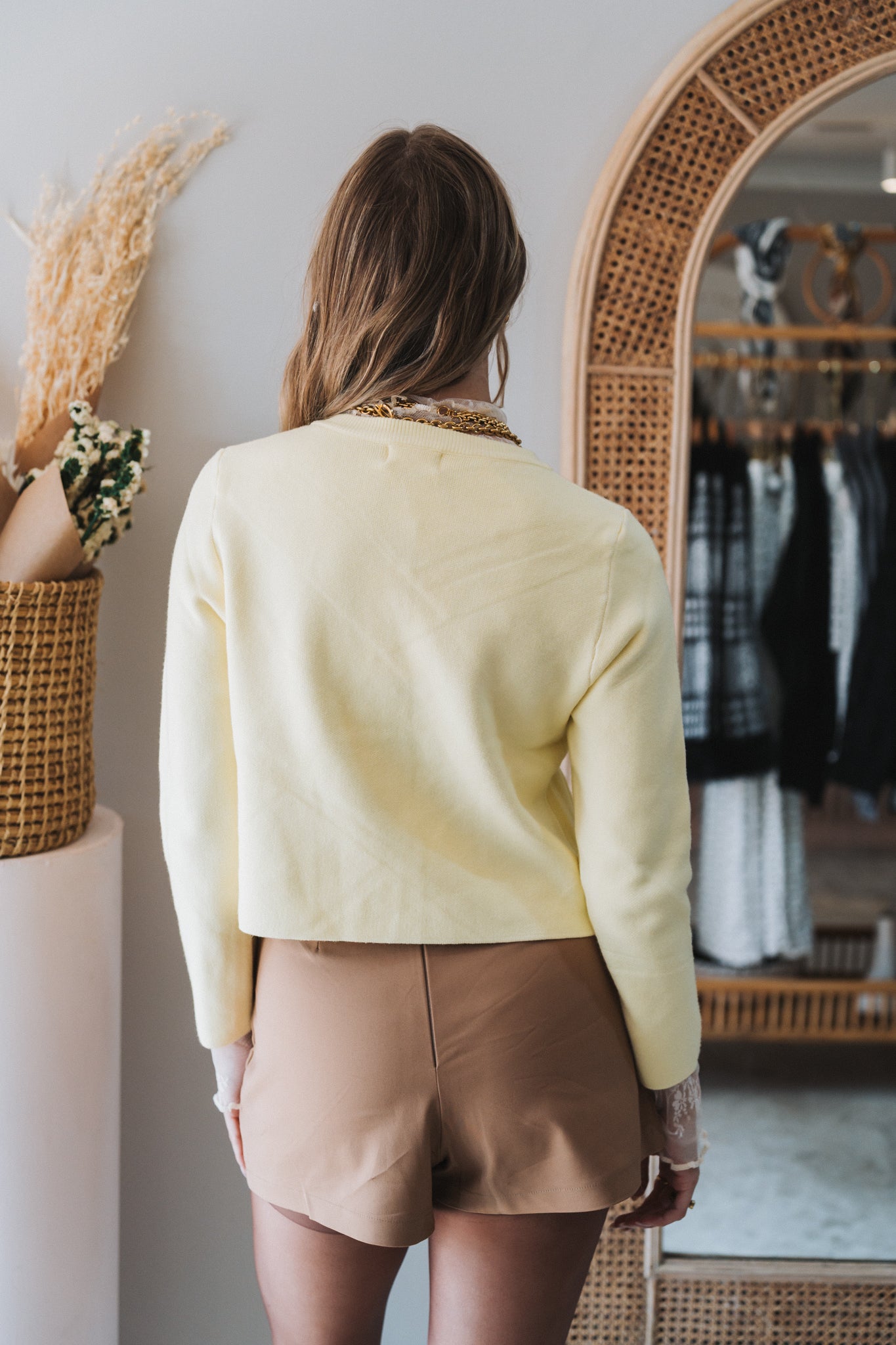 Pastel Cardigan Yellow