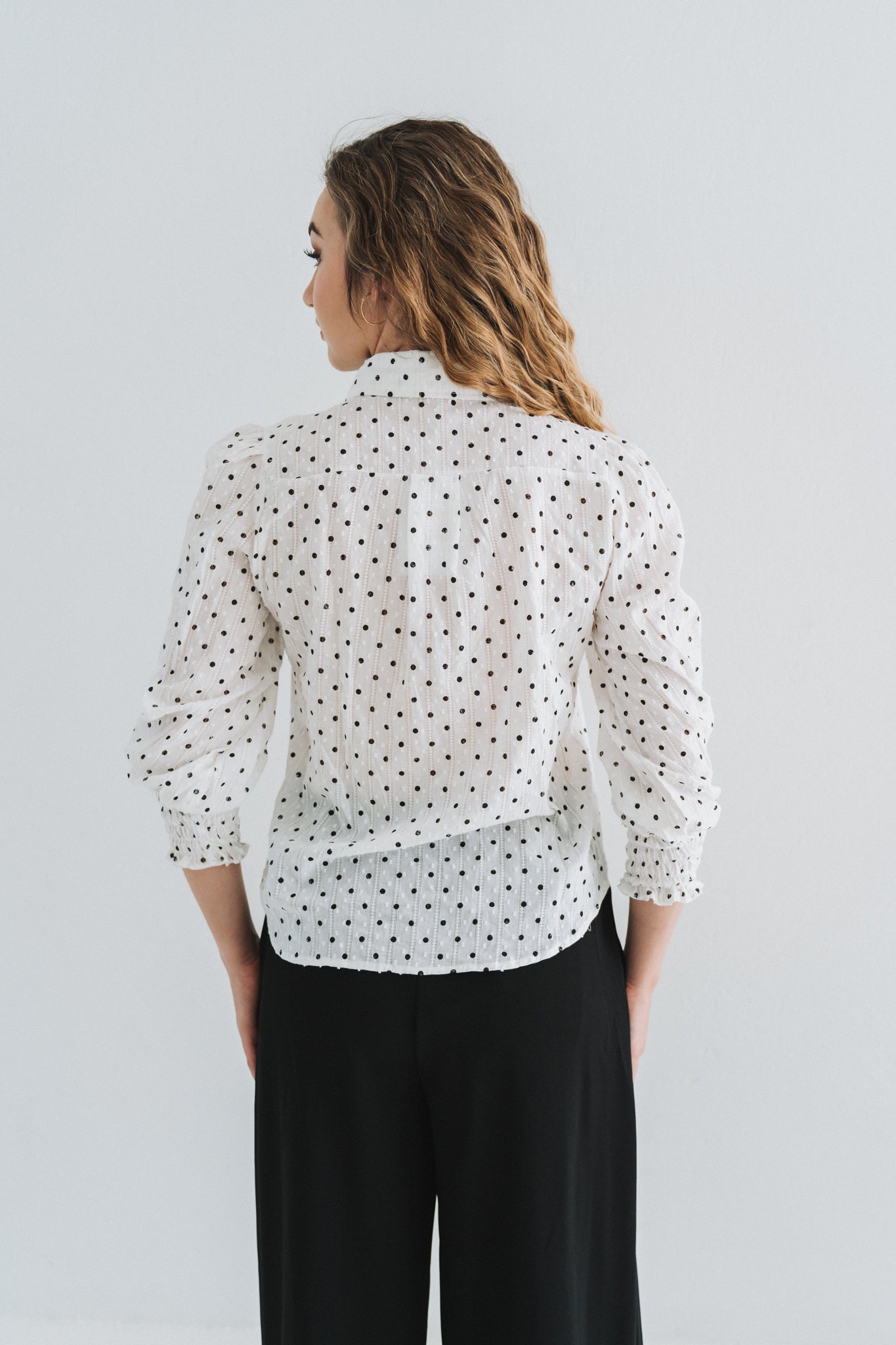 Minnie Polka Blouse | One Size / Fits 30-34