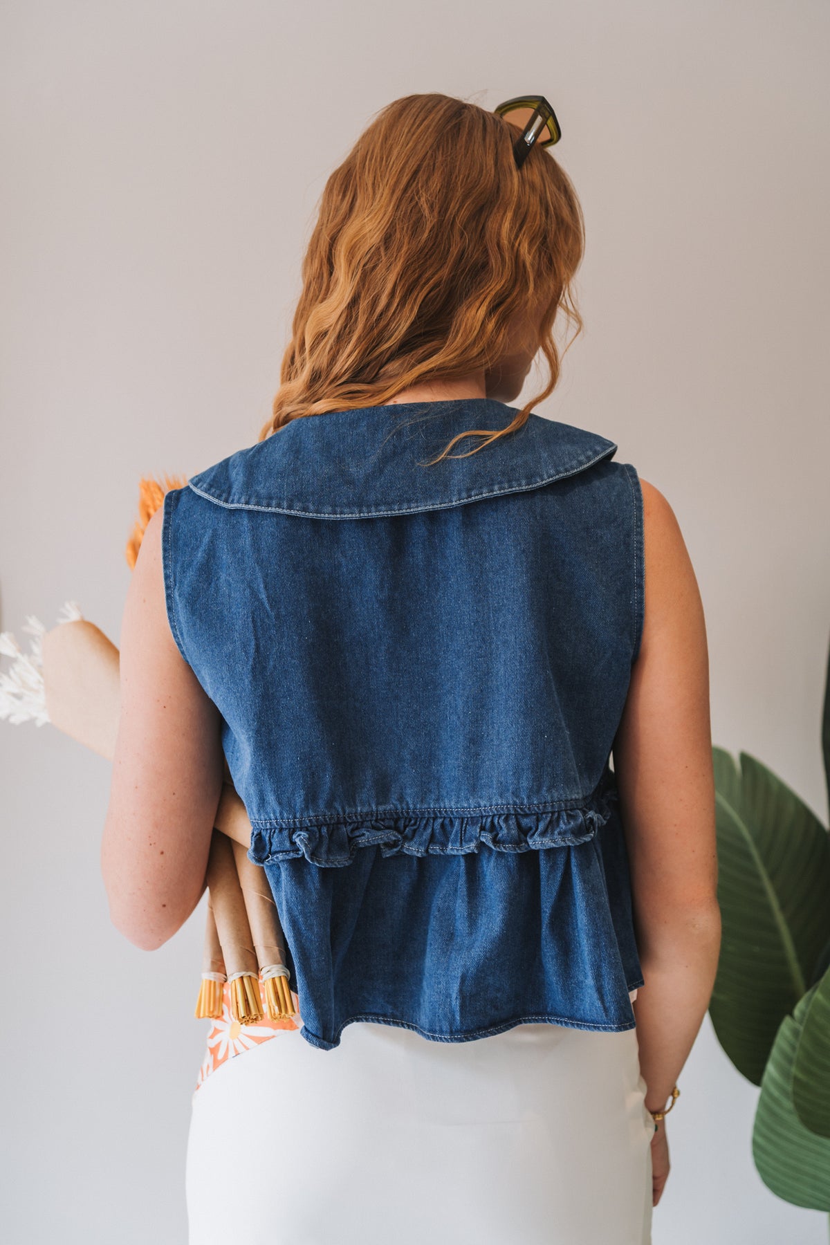 Denim Waistcoat Blue | One Size / 32-36