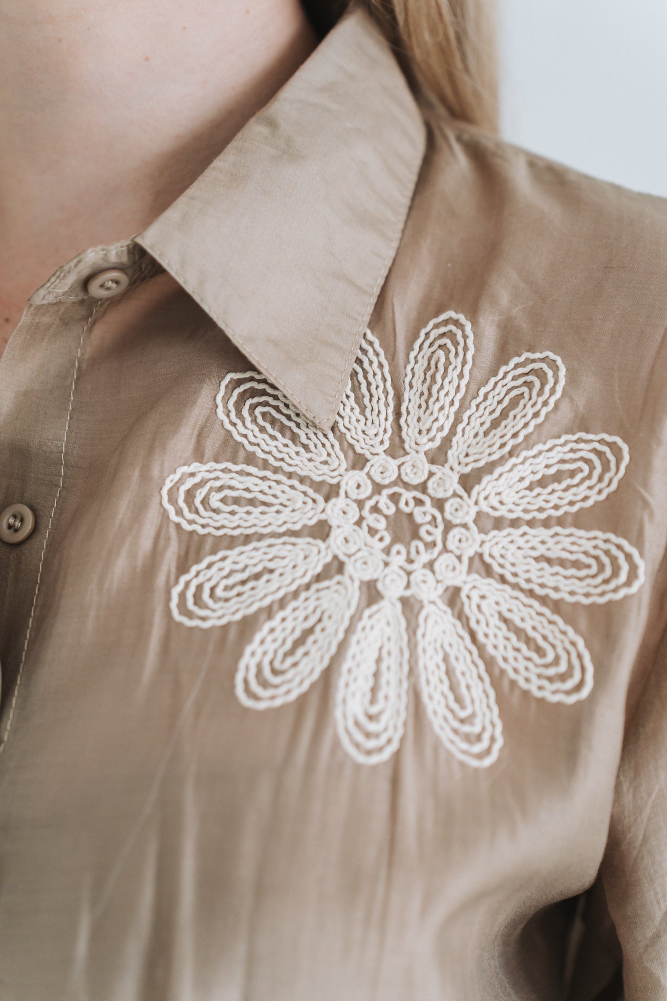 Embossed Blouse Stone