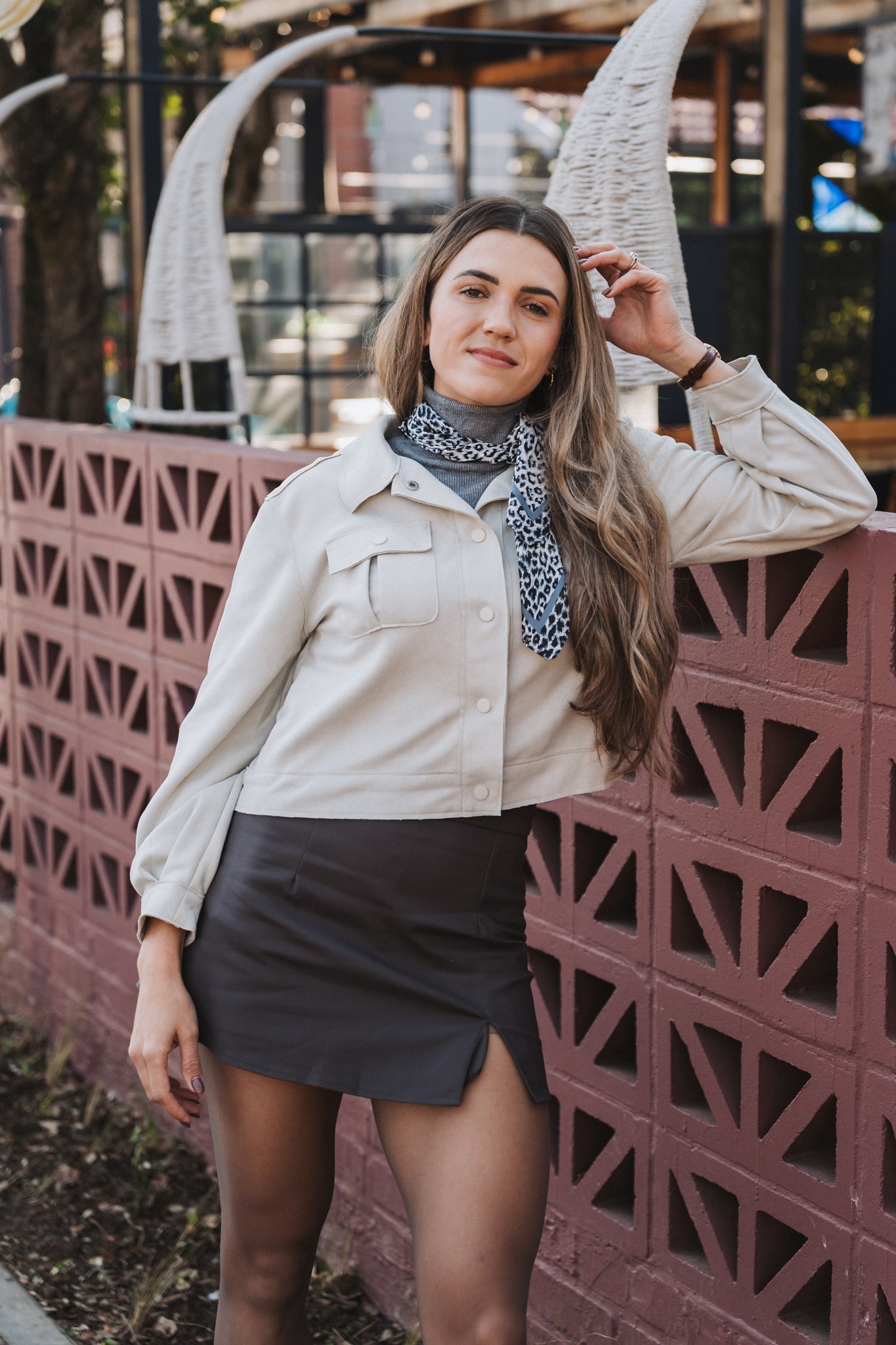 Camilla Skort Charcoal