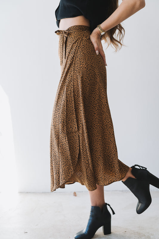 Wrap Skirt Brown